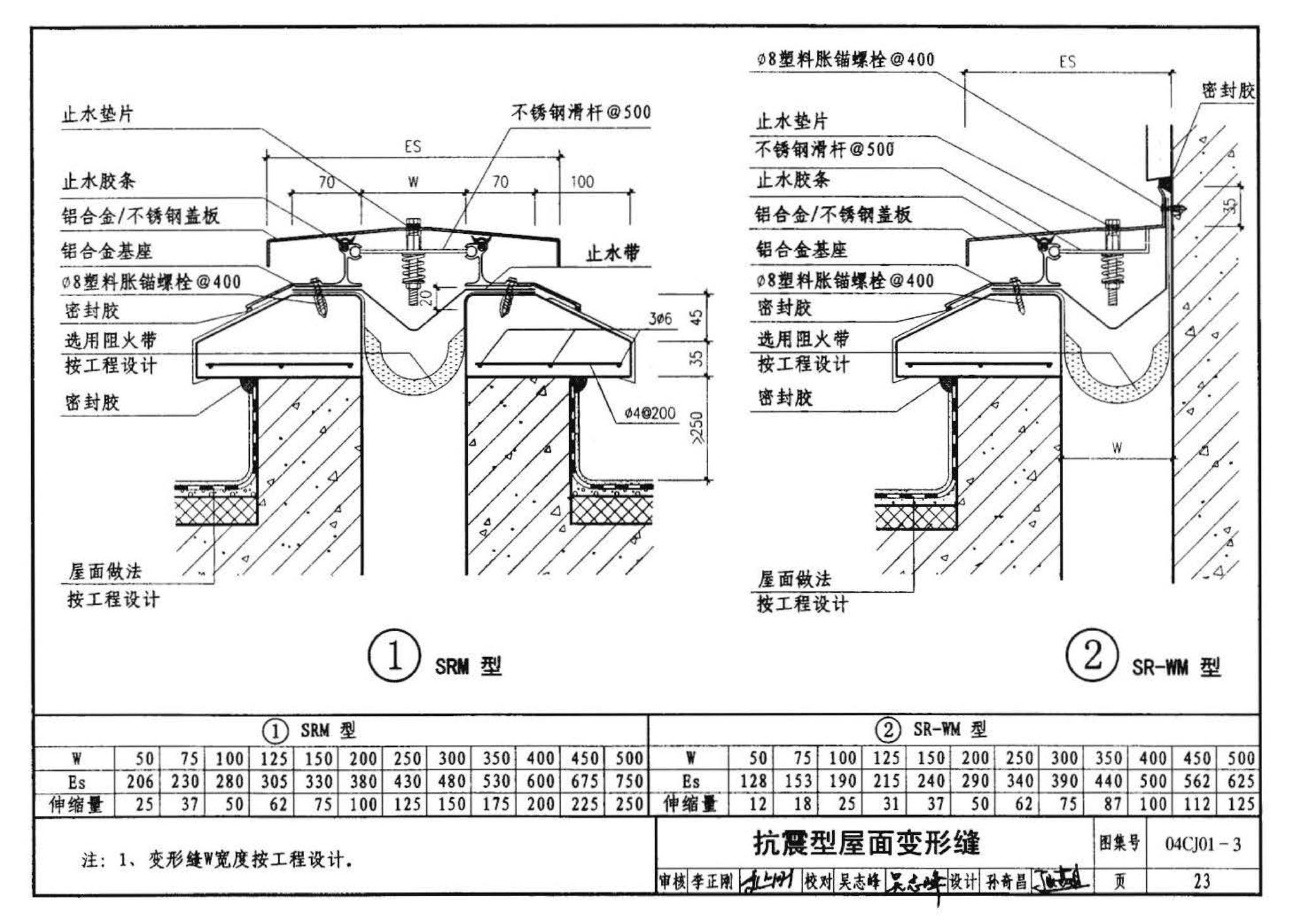 04CJ01-3--变形缝建筑构造（三）（参考图集）