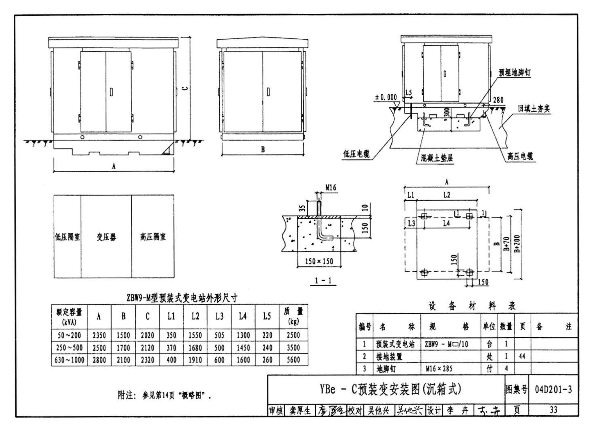 04D201-3--室外变压器安装