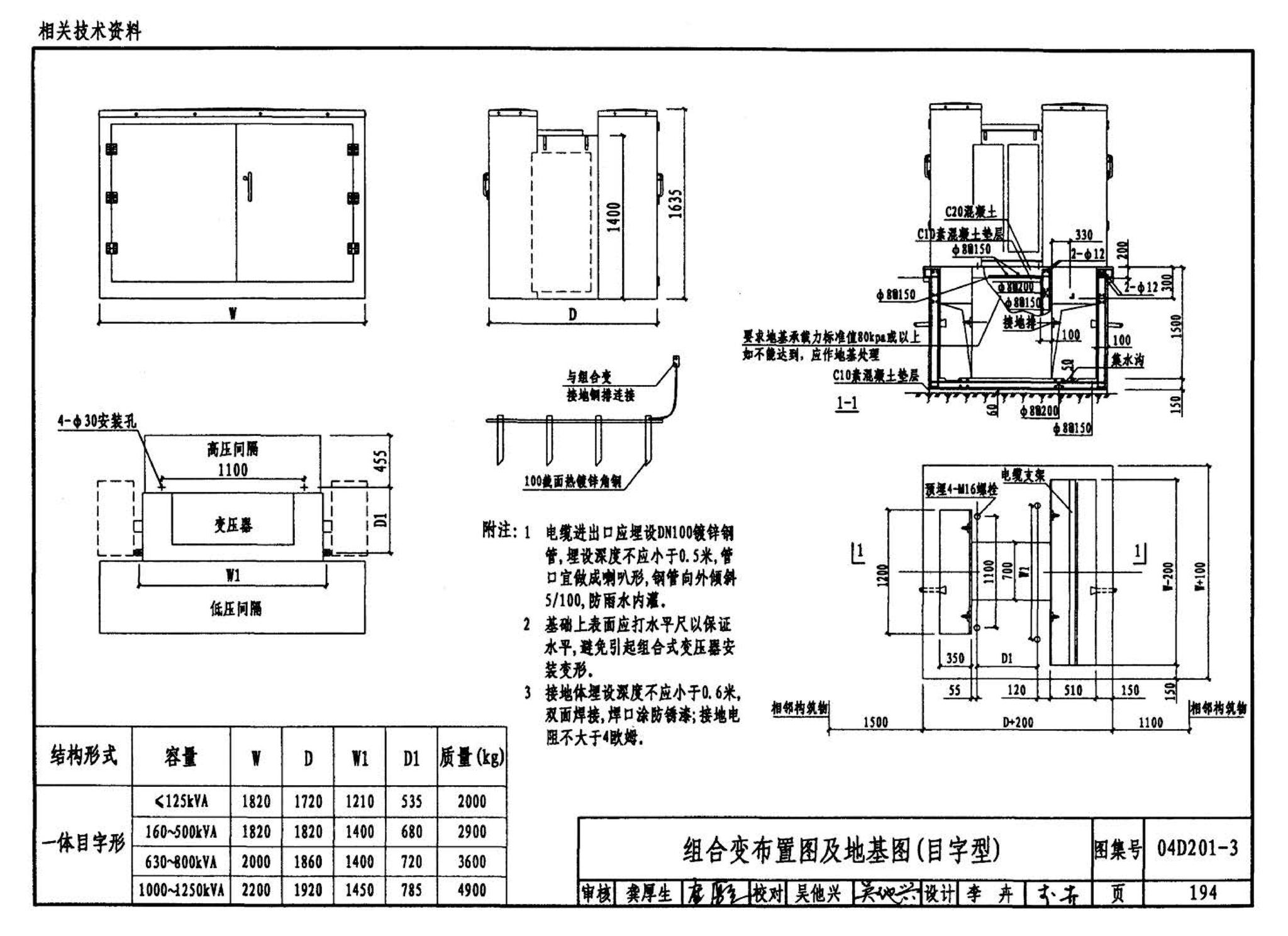 04D201-3--室外变压器安装