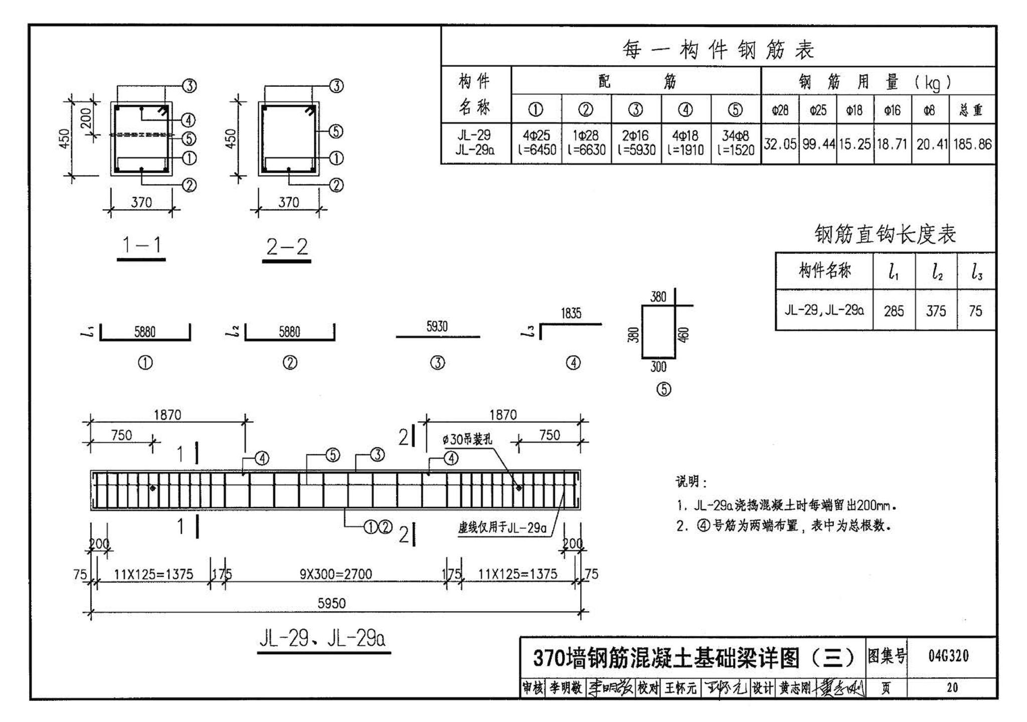 04G320--钢筋混凝土基础梁