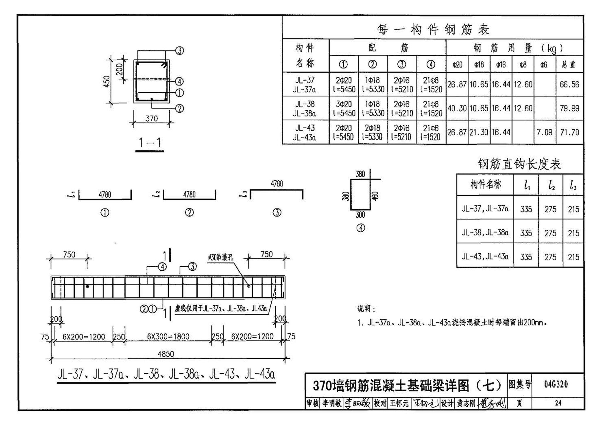 04G320--钢筋混凝土基础梁