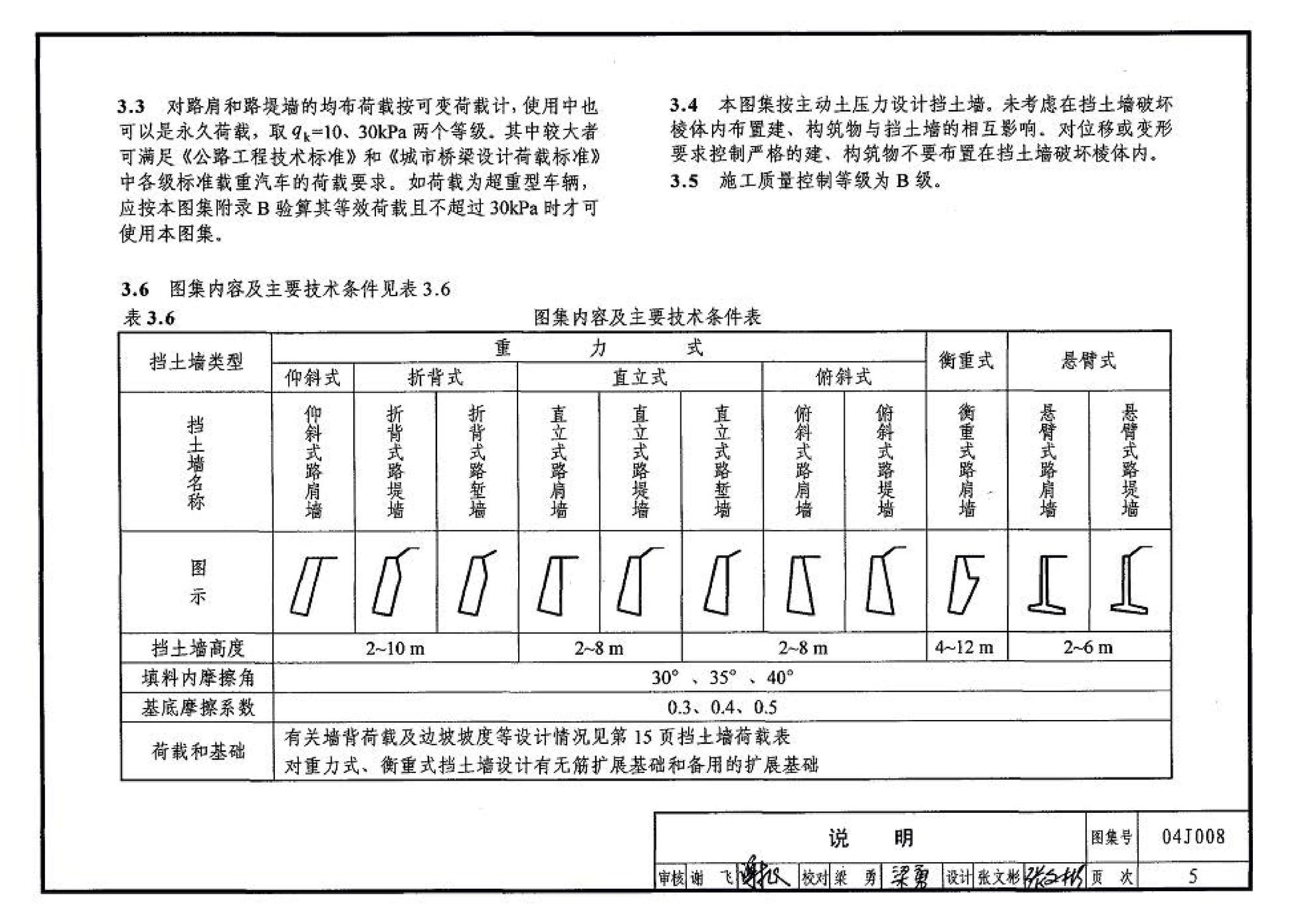04J008--挡土墙（重力式、衡重式、悬臂式）