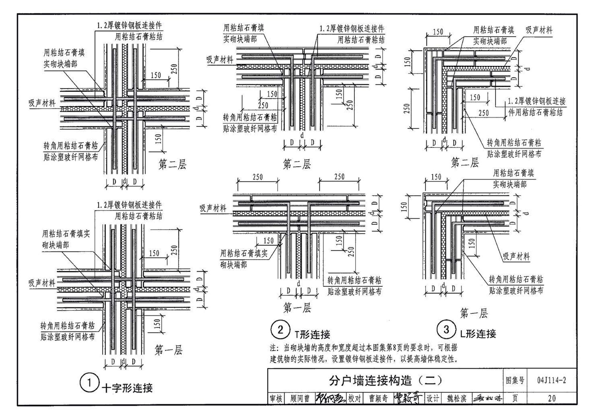 04J114-2--石膏砌块内隔墙