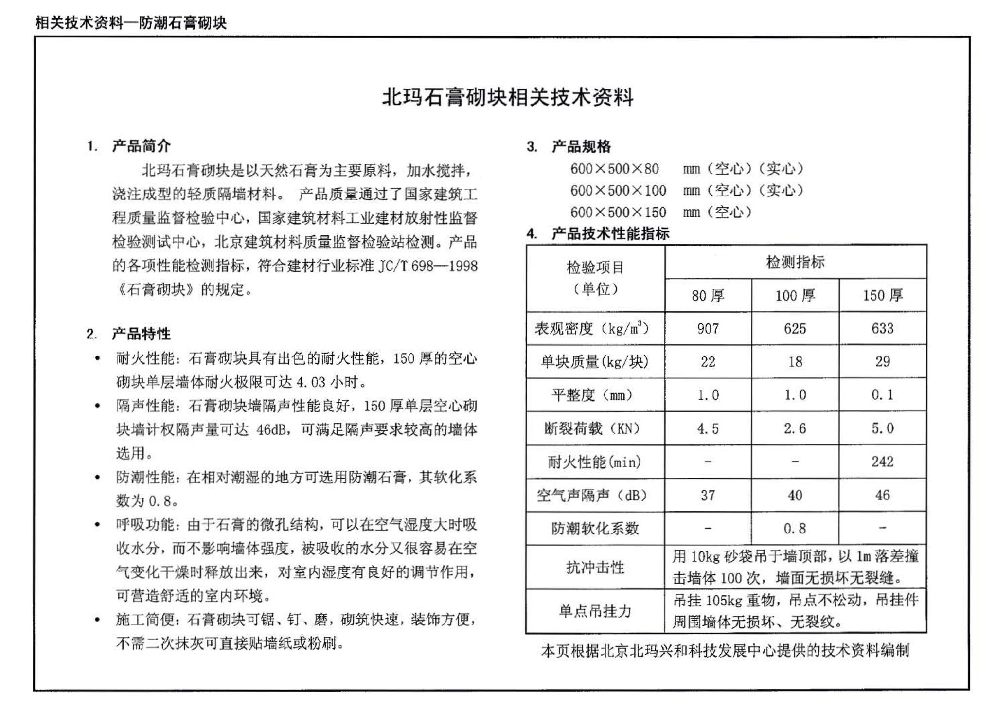 04J114-2--石膏砌块内隔墙