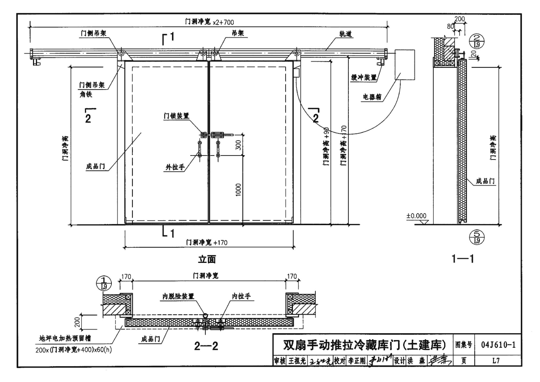 04J610-1--特种门窗－变压器室钢门窗、配变电所钢大门、防射线门窗、冷藏库门、保温门、隔声门