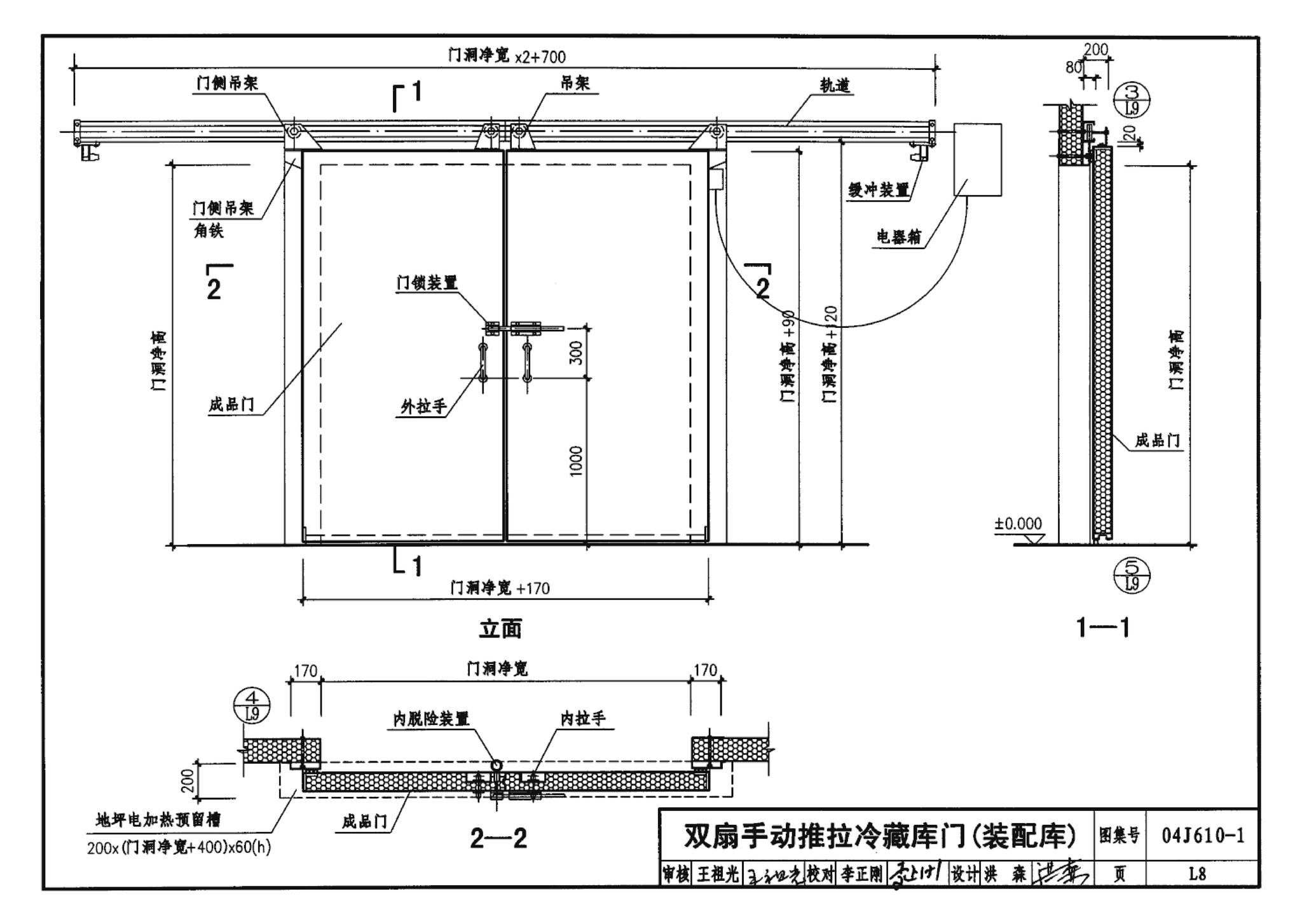 04J610-1--特种门窗－变压器室钢门窗、配变电所钢大门、防射线门窗、冷藏库门、保温门、隔声门