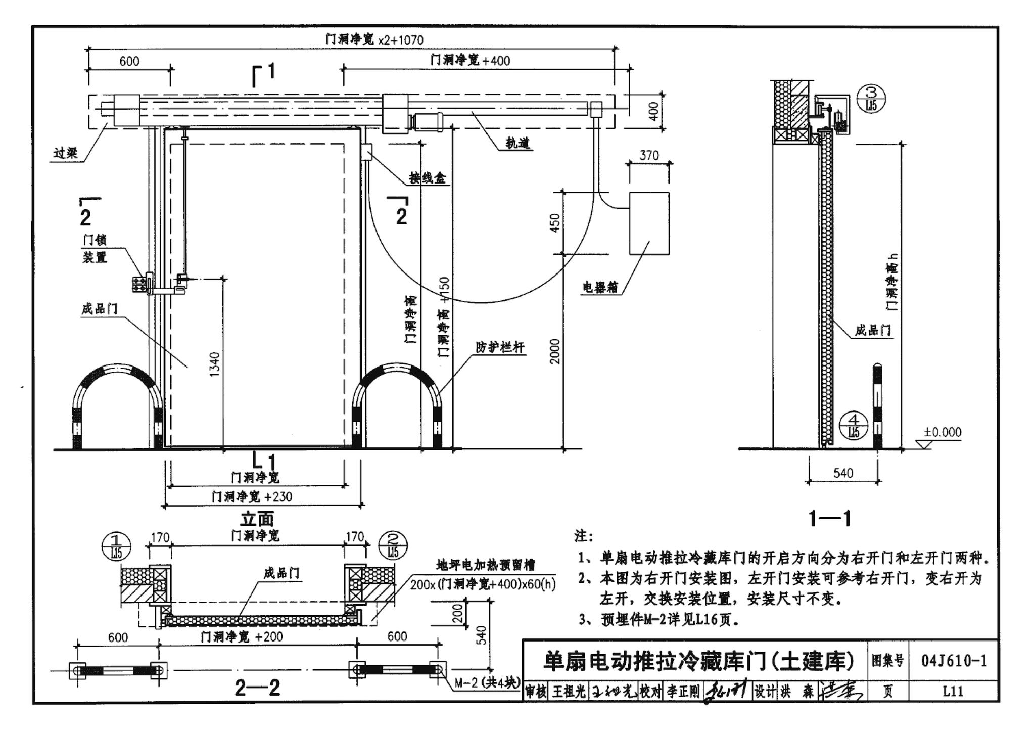 04J610-1--特种门窗－变压器室钢门窗、配变电所钢大门、防射线门窗、冷藏库门、保温门、隔声门