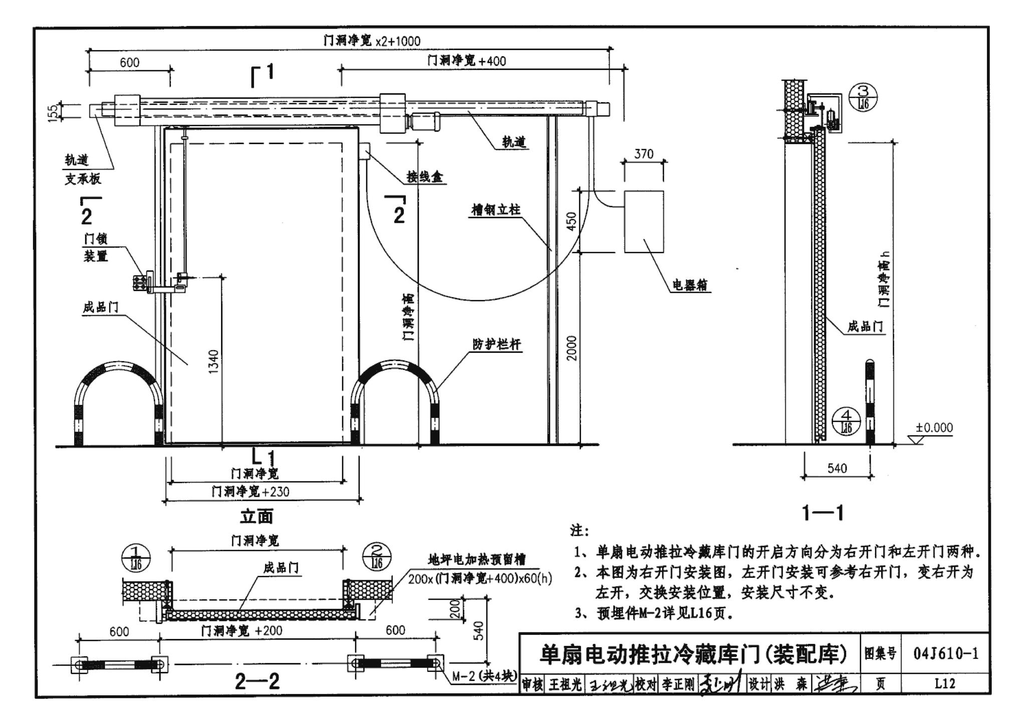 04J610-1--特种门窗－变压器室钢门窗、配变电所钢大门、防射线门窗、冷藏库门、保温门、隔声门