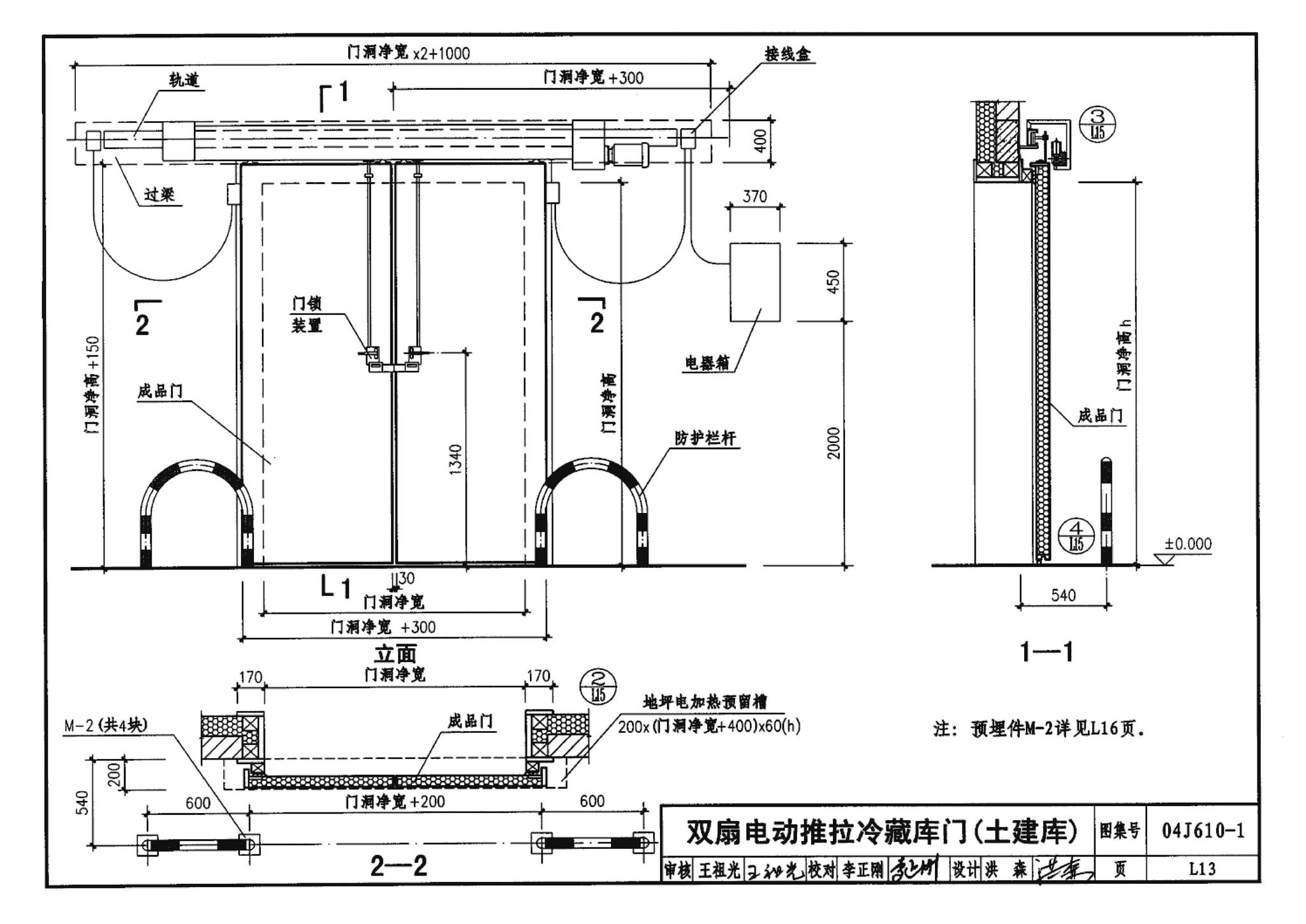 04J610-1--特种门窗－变压器室钢门窗、配变电所钢大门、防射线门窗、冷藏库门、保温门、隔声门