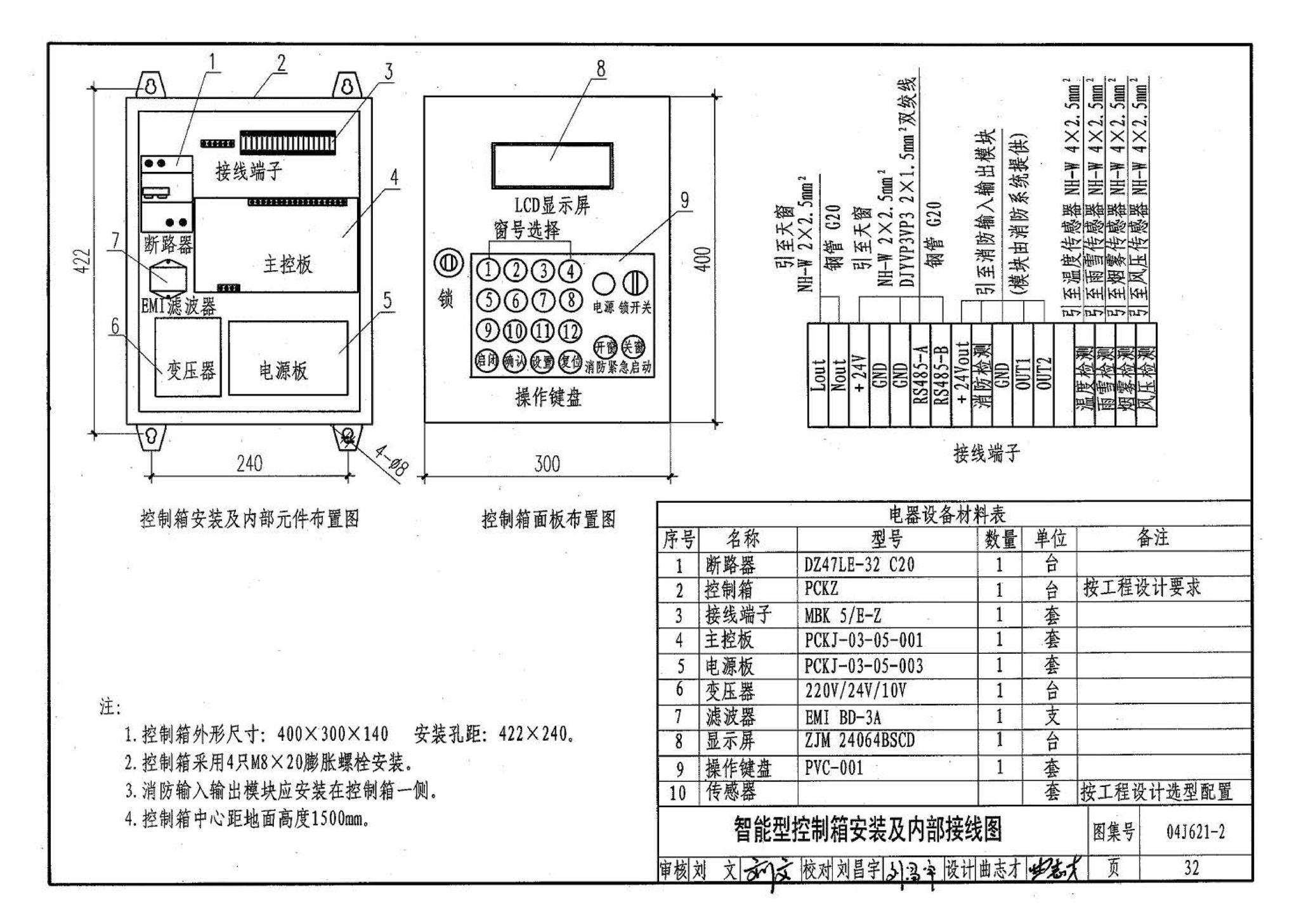 04J621-2--电动采光排烟天窗