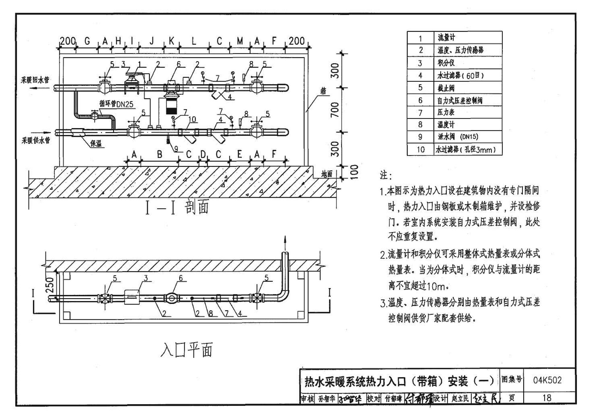 04K502--热水集中采暖分户热计量系统施工安装