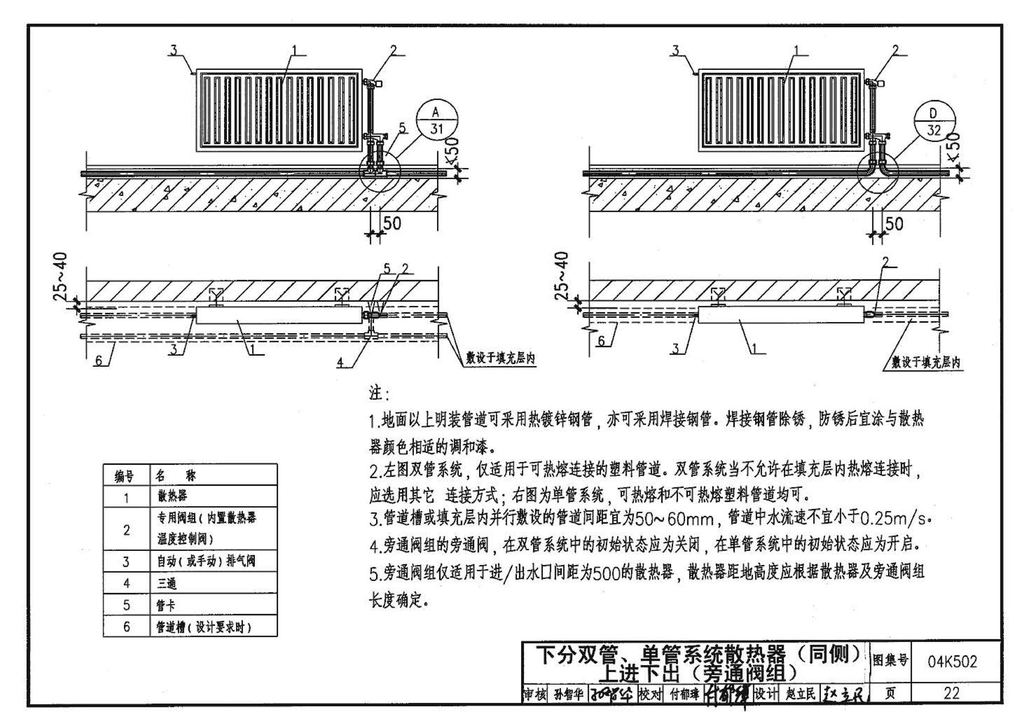 04K502--热水集中采暖分户热计量系统施工安装