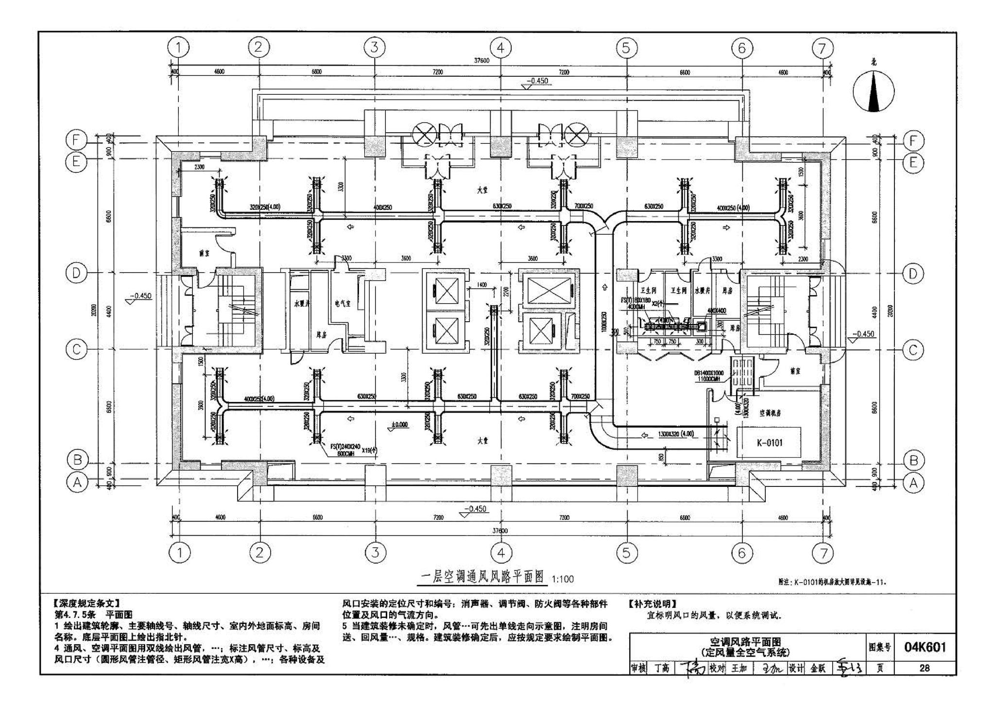 04K601--民用建筑工程暖通空调及动力施工图设计深度图样