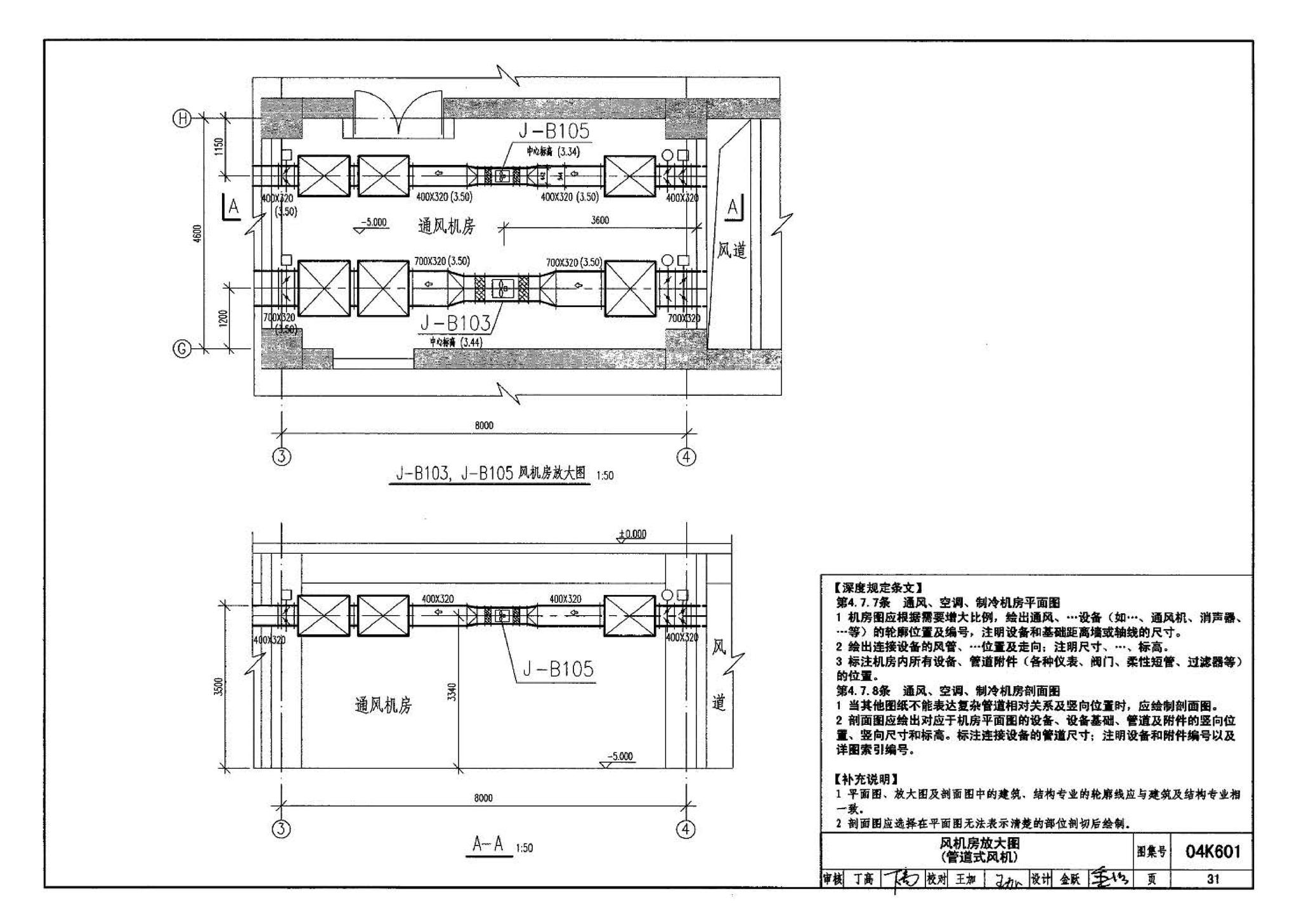 04K601--民用建筑工程暖通空调及动力施工图设计深度图样