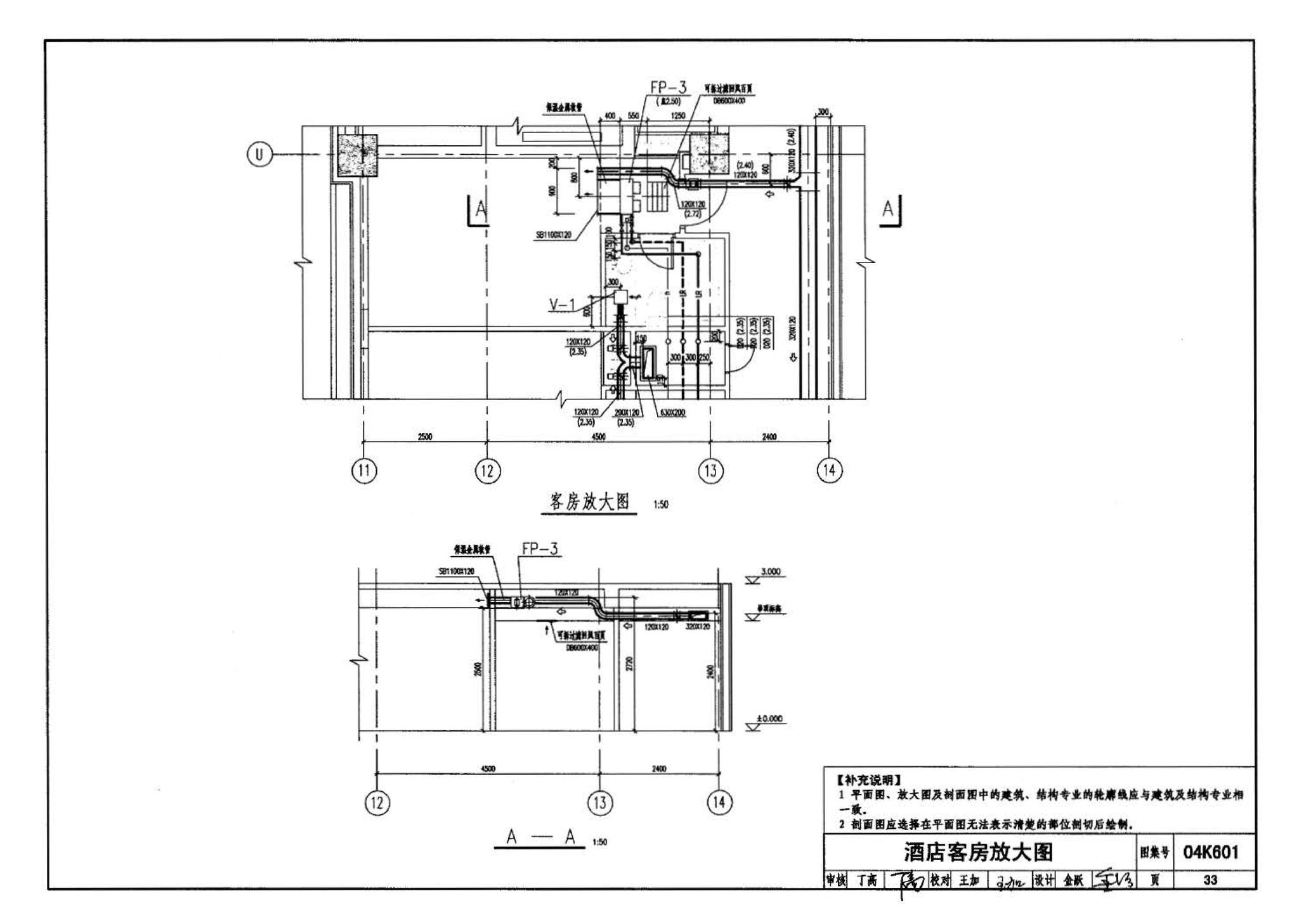 04K601--民用建筑工程暖通空调及动力施工图设计深度图样