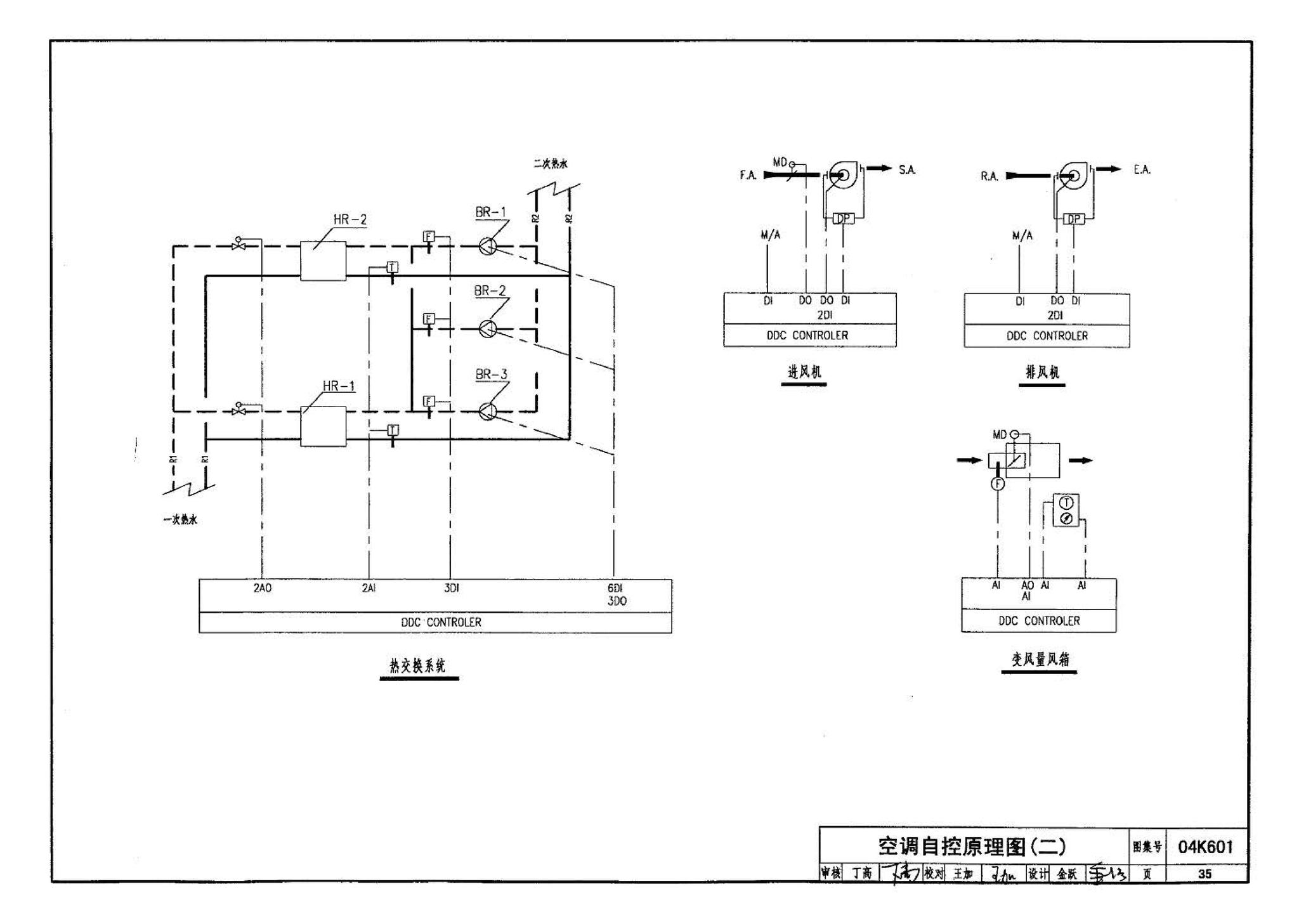 04K601--民用建筑工程暖通空调及动力施工图设计深度图样