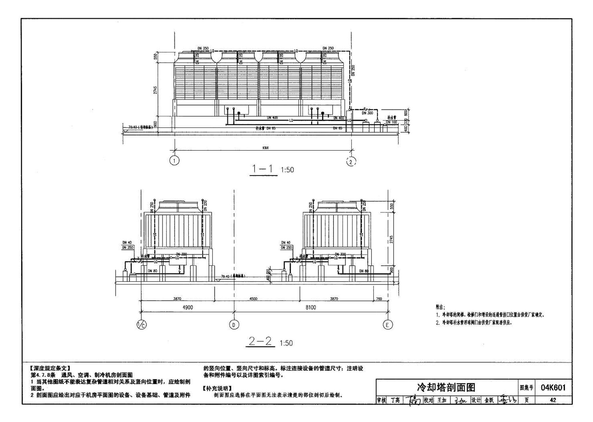 04K601--民用建筑工程暖通空调及动力施工图设计深度图样