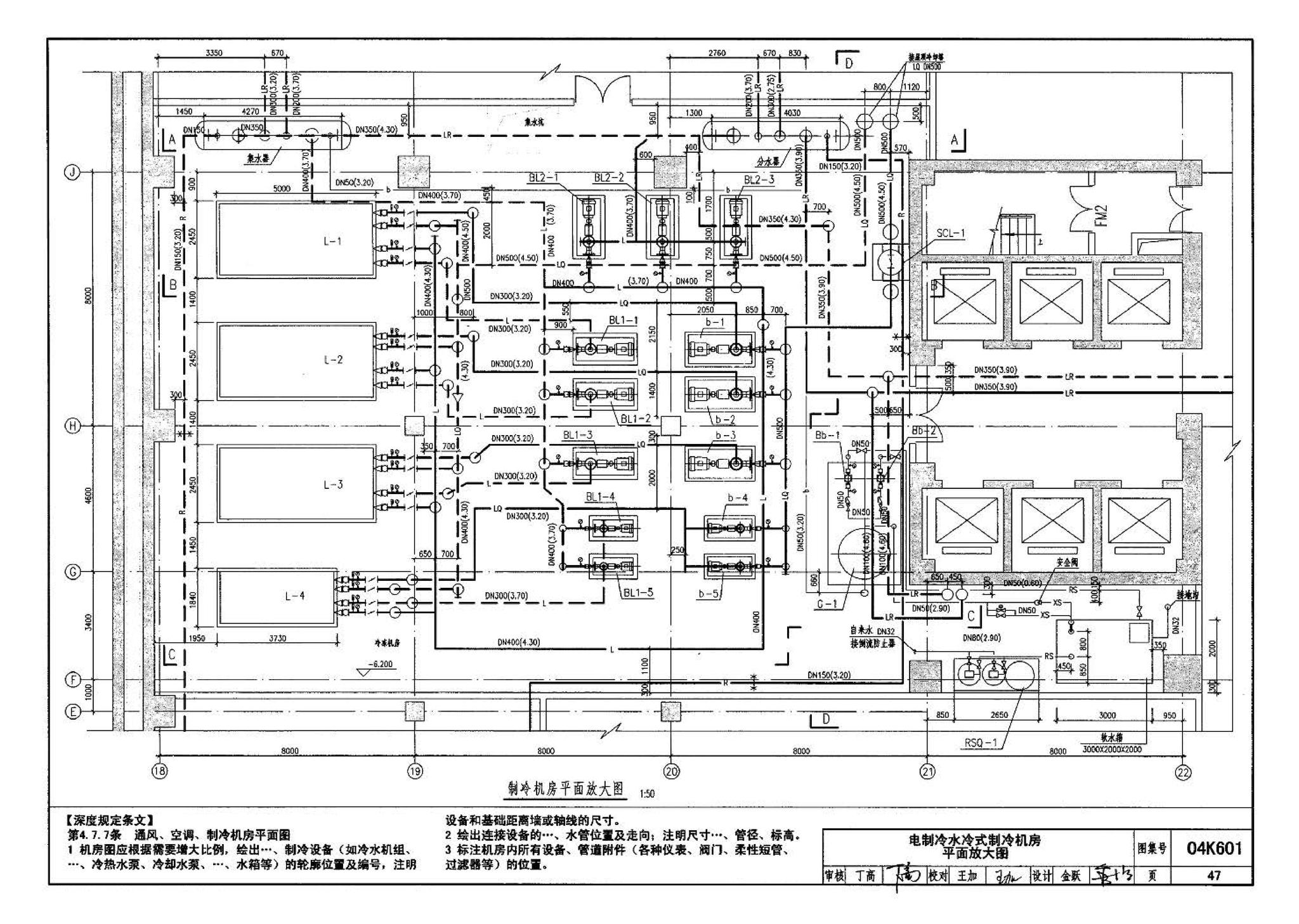 04K601--民用建筑工程暖通空调及动力施工图设计深度图样