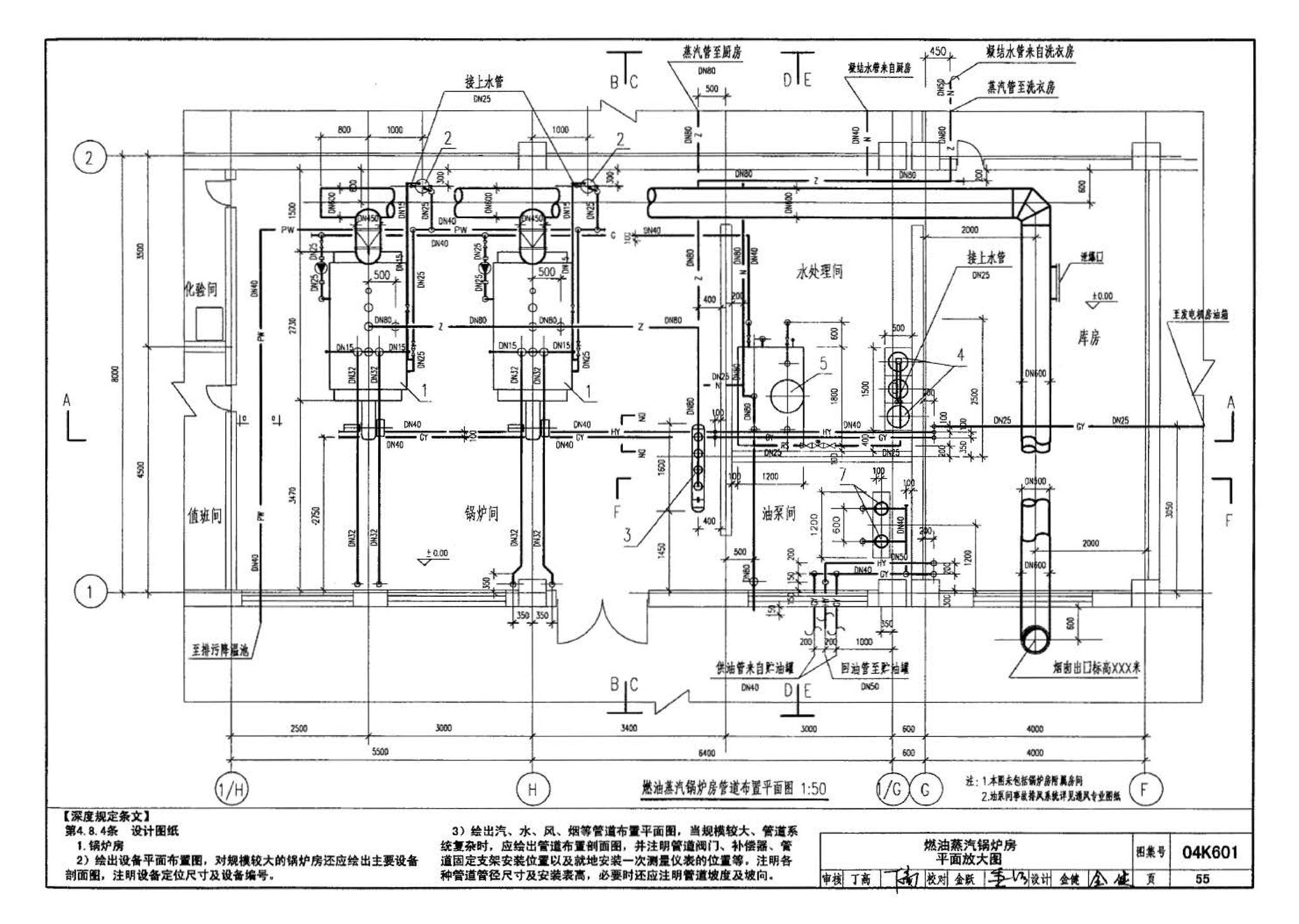 04K601--民用建筑工程暖通空调及动力施工图设计深度图样