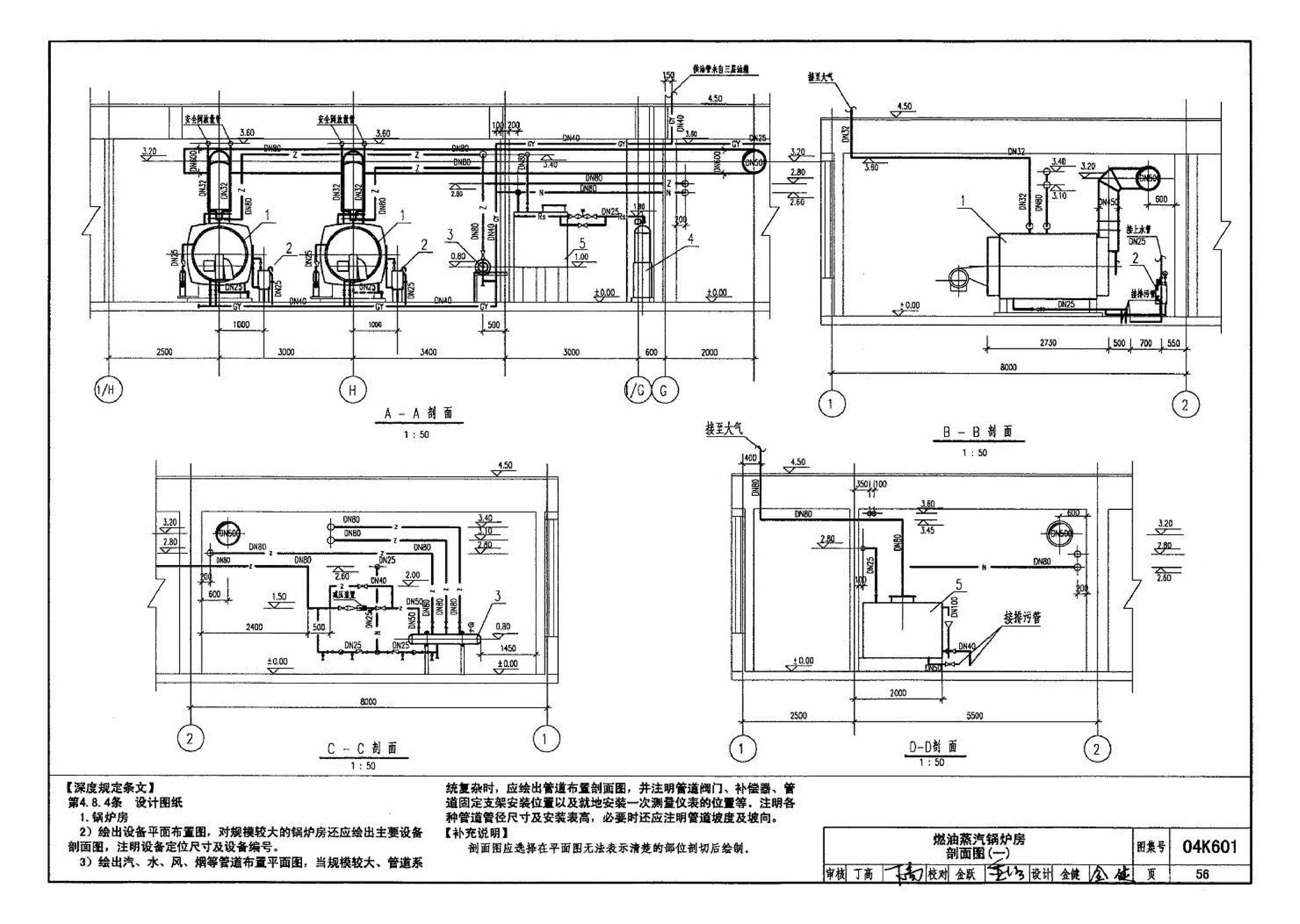 04K601--民用建筑工程暖通空调及动力施工图设计深度图样