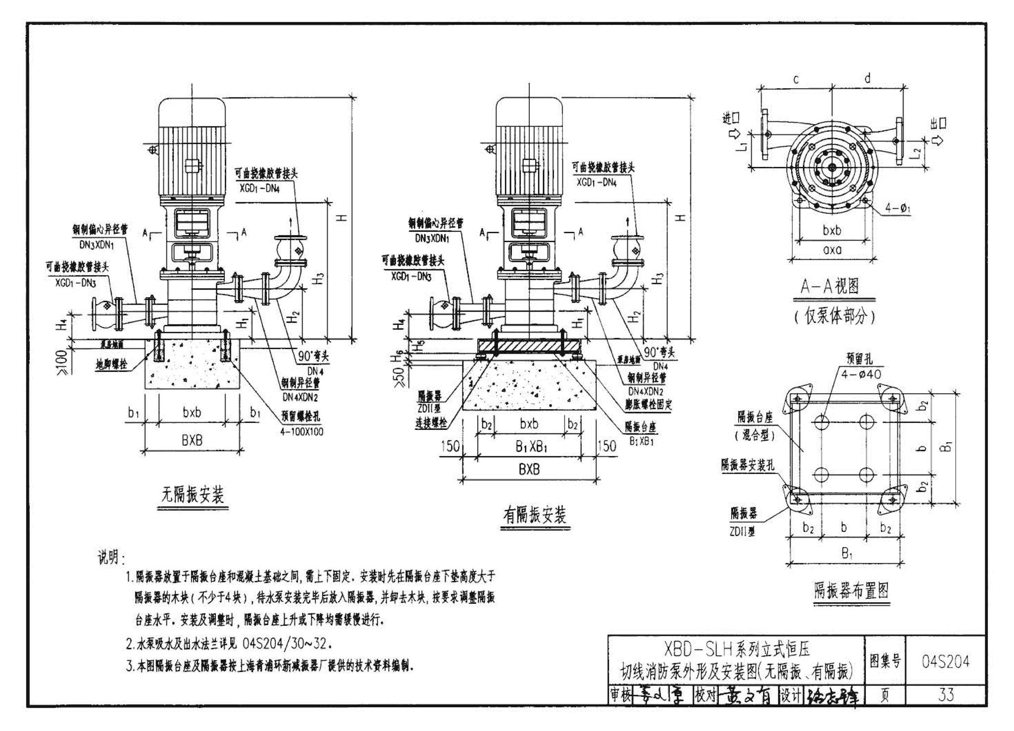 04S204--消防专用水泵选用及安装