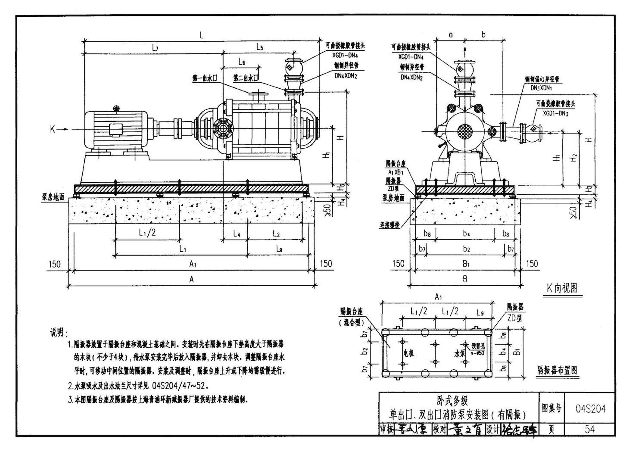 04S204--消防专用水泵选用及安装