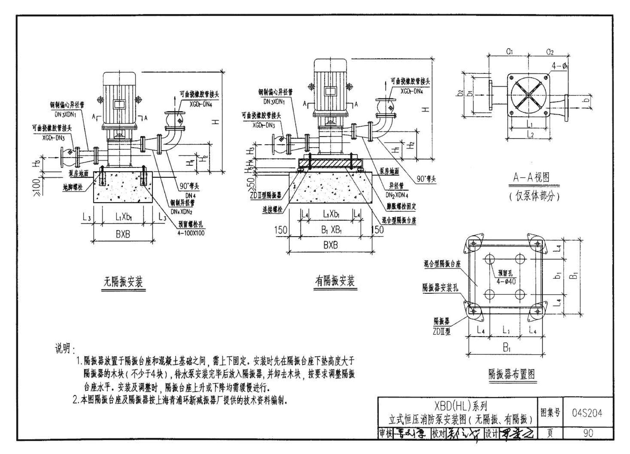 04S204--消防专用水泵选用及安装