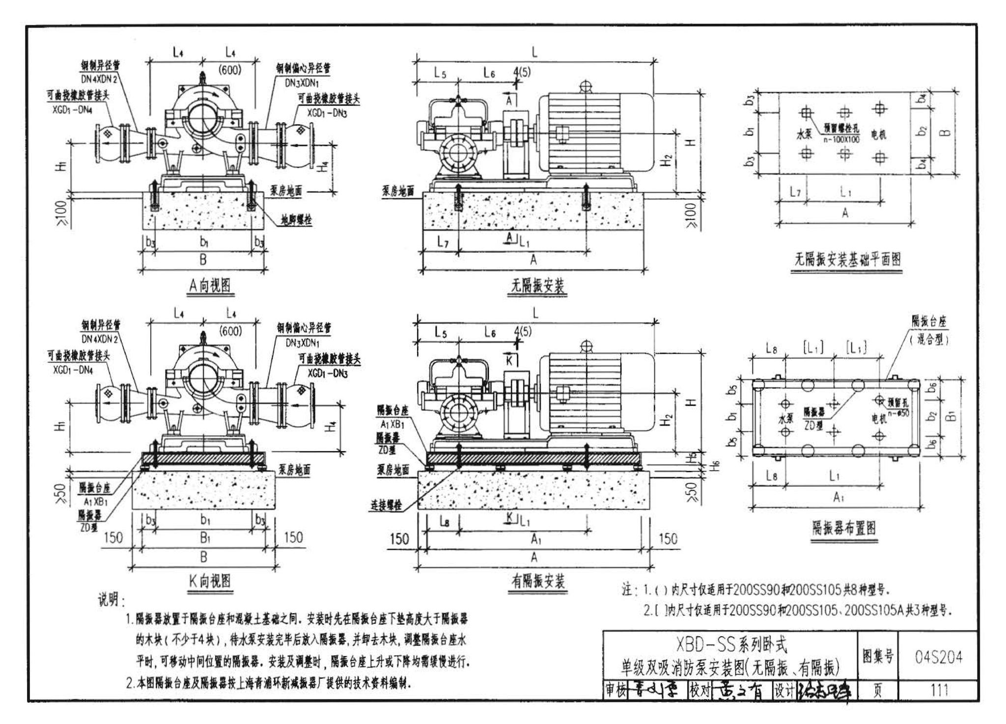 04S204--消防专用水泵选用及安装