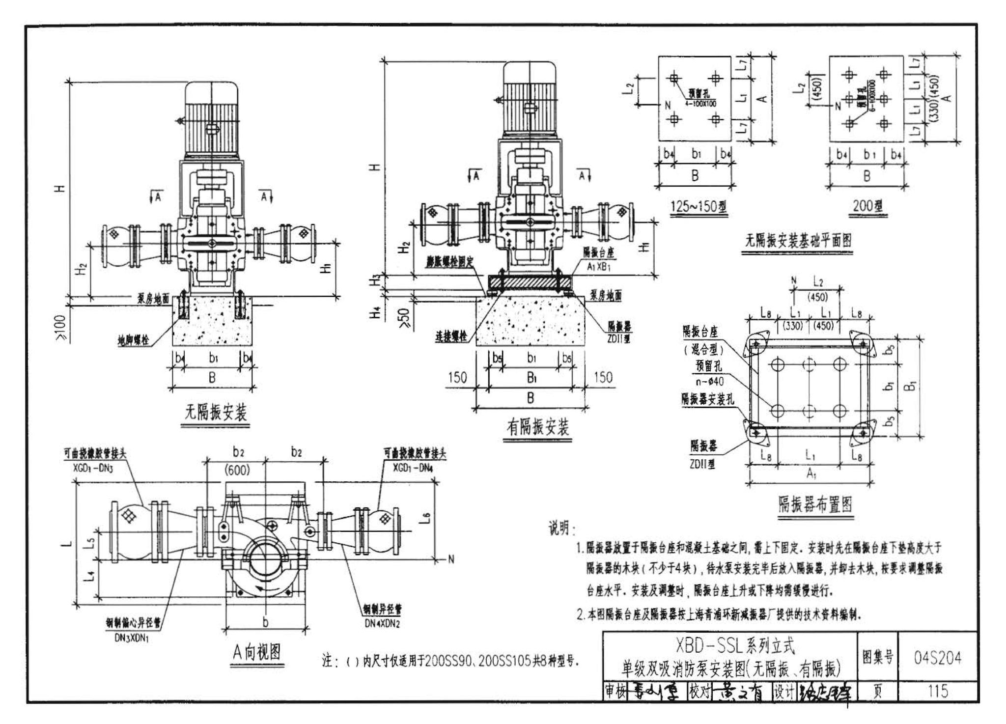 04S204--消防专用水泵选用及安装