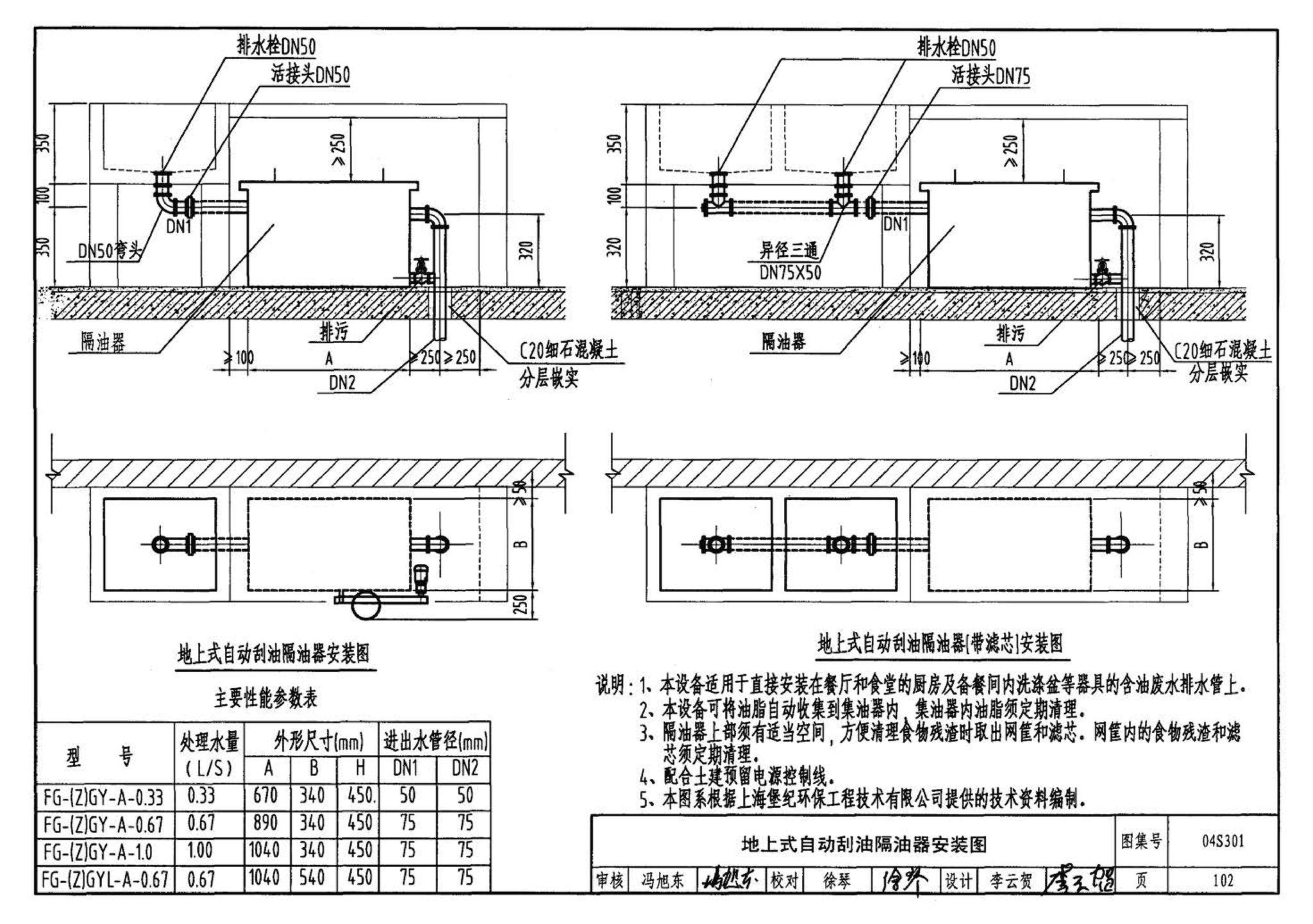 04S301--建筑排水设备附件选用安装