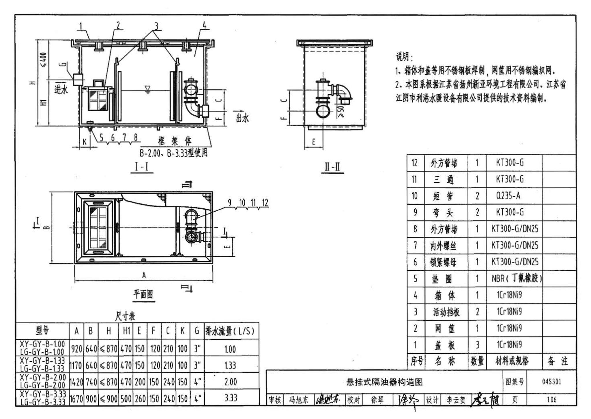 04S301--建筑排水设备附件选用安装