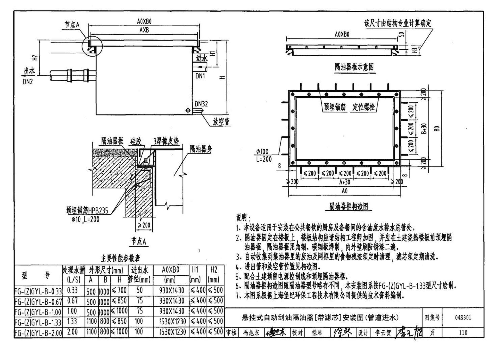 04S301--建筑排水设备附件选用安装