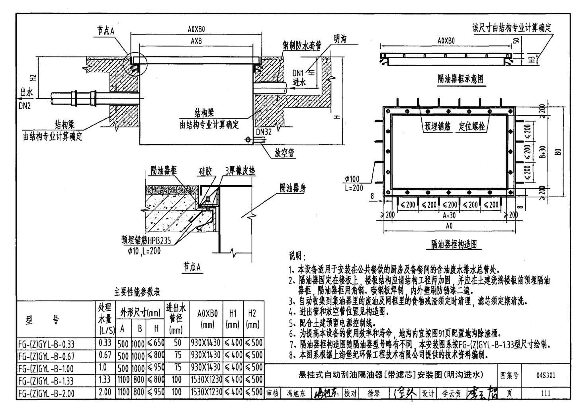 04S301--建筑排水设备附件选用安装