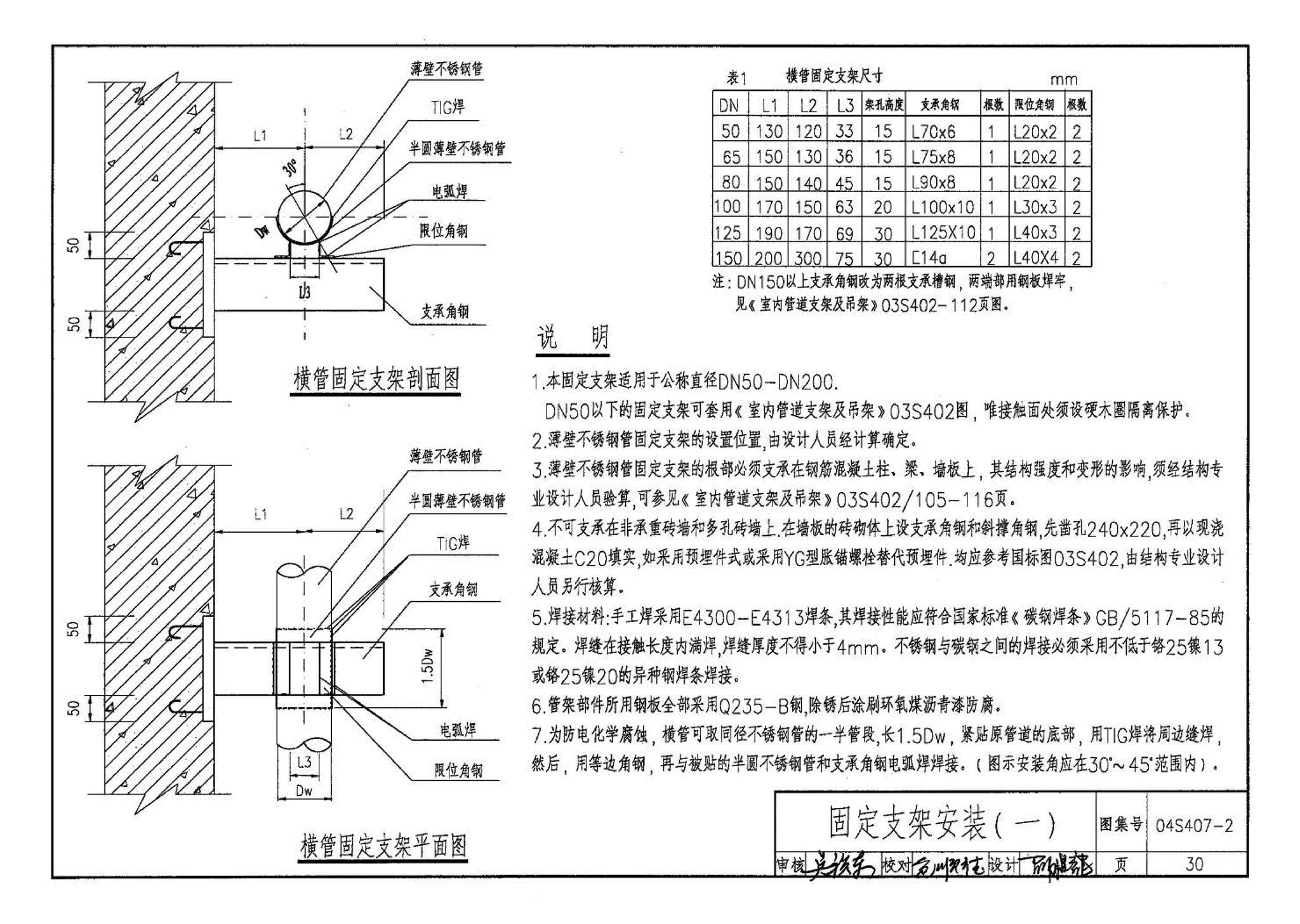 04S407-2--建筑给水金属管道安装－薄壁不锈钢管