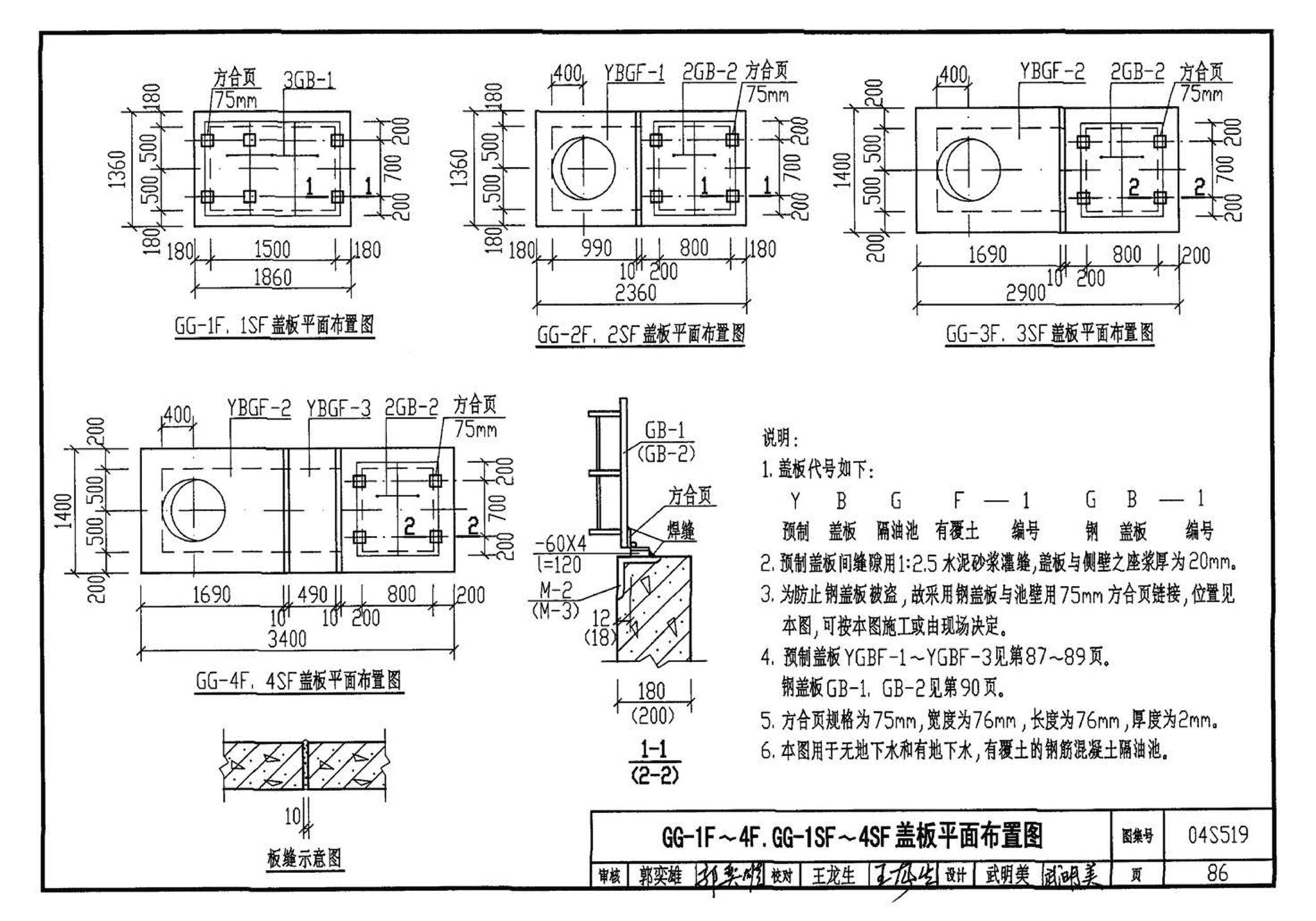 04S519--小型排水构筑物