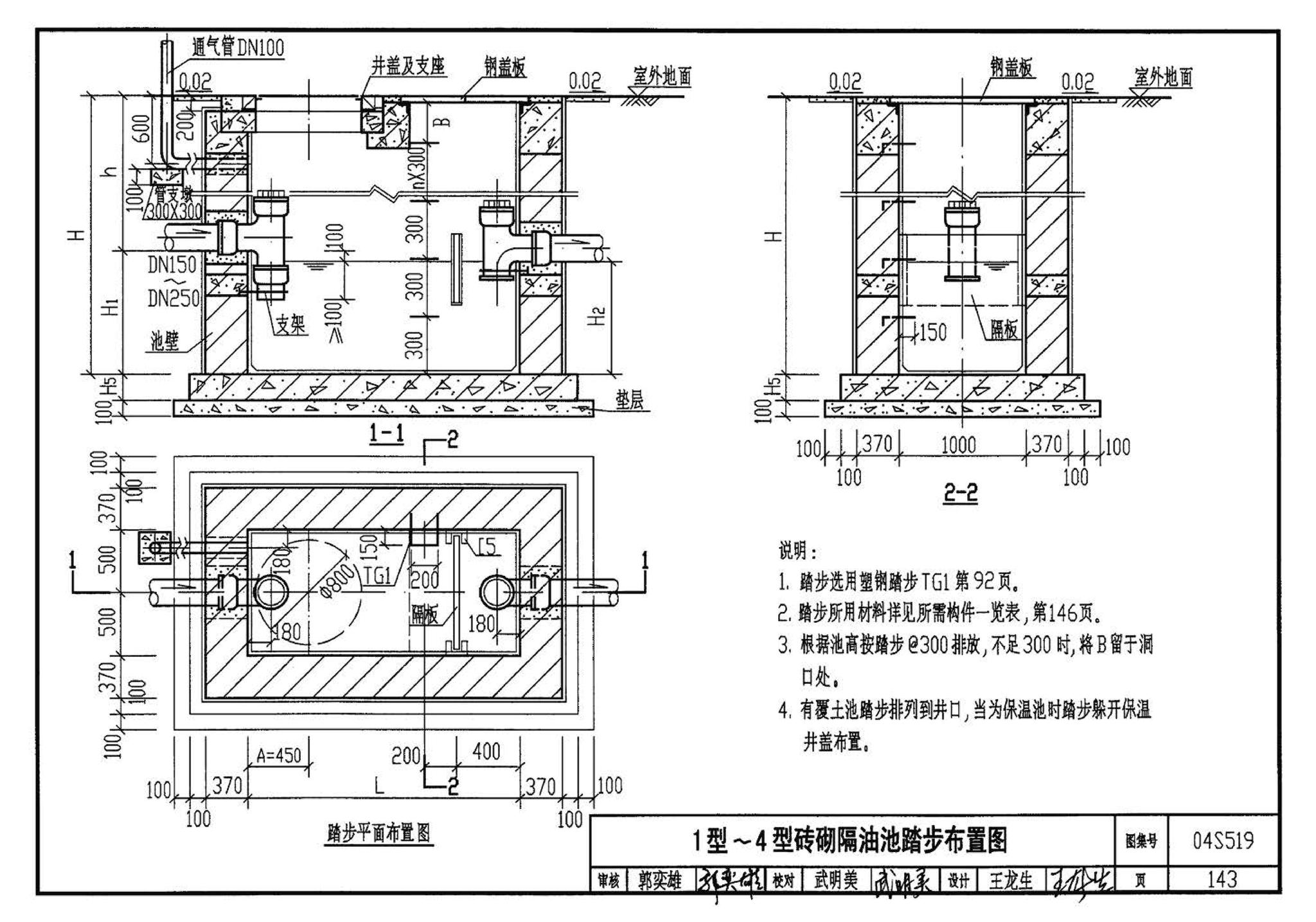 04S519--小型排水构筑物