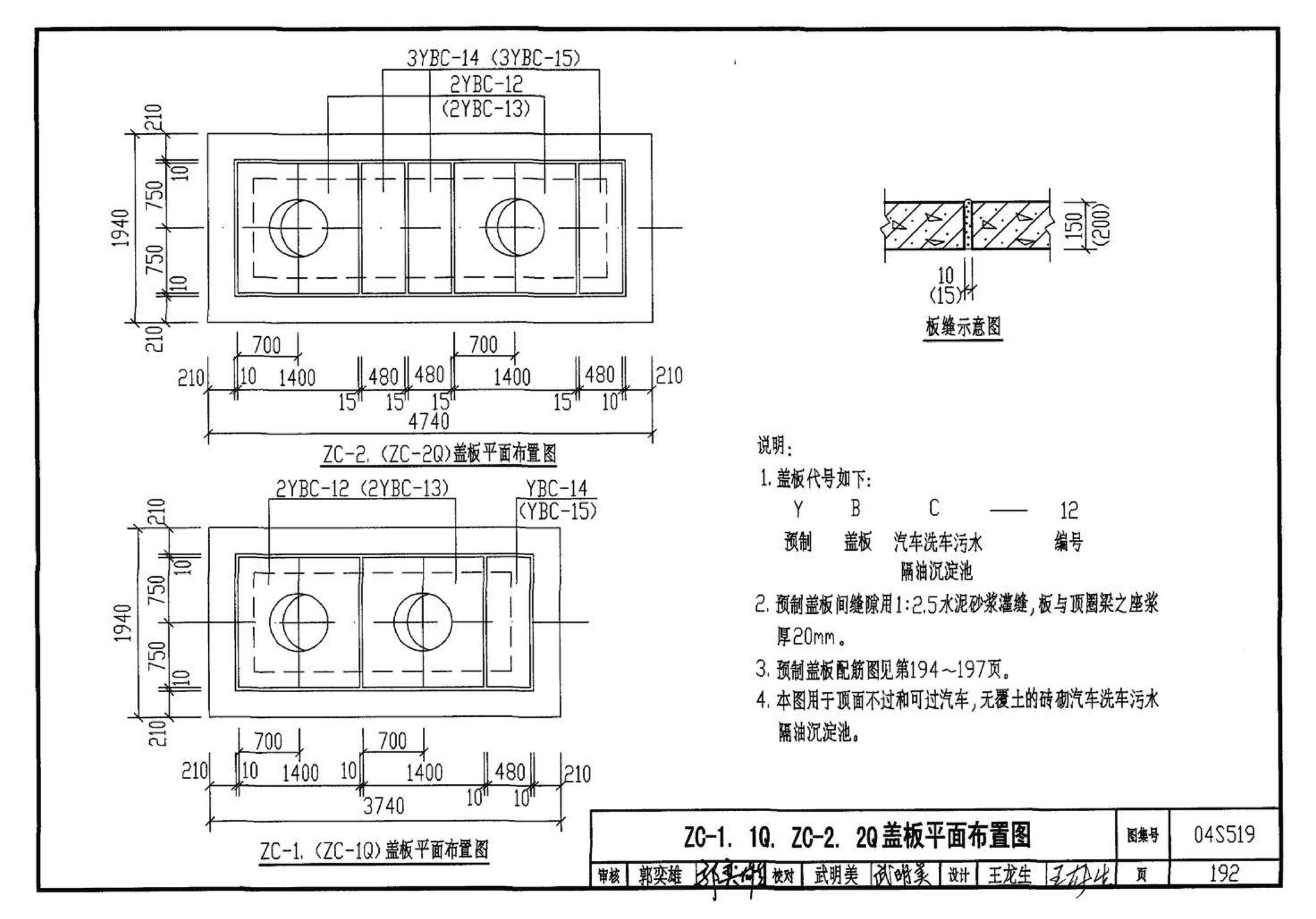 04S519--小型排水构筑物