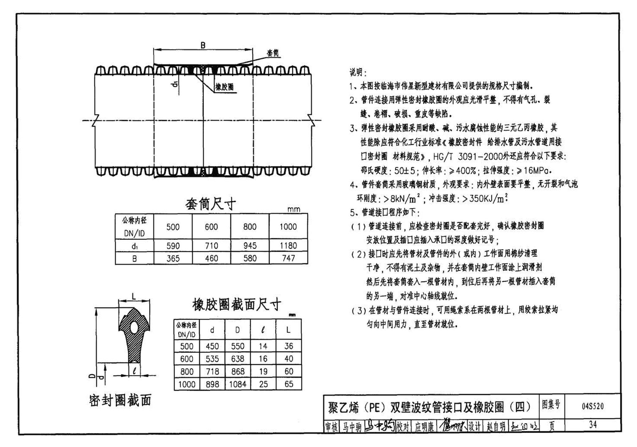 04S520--埋地塑料排水管道施工