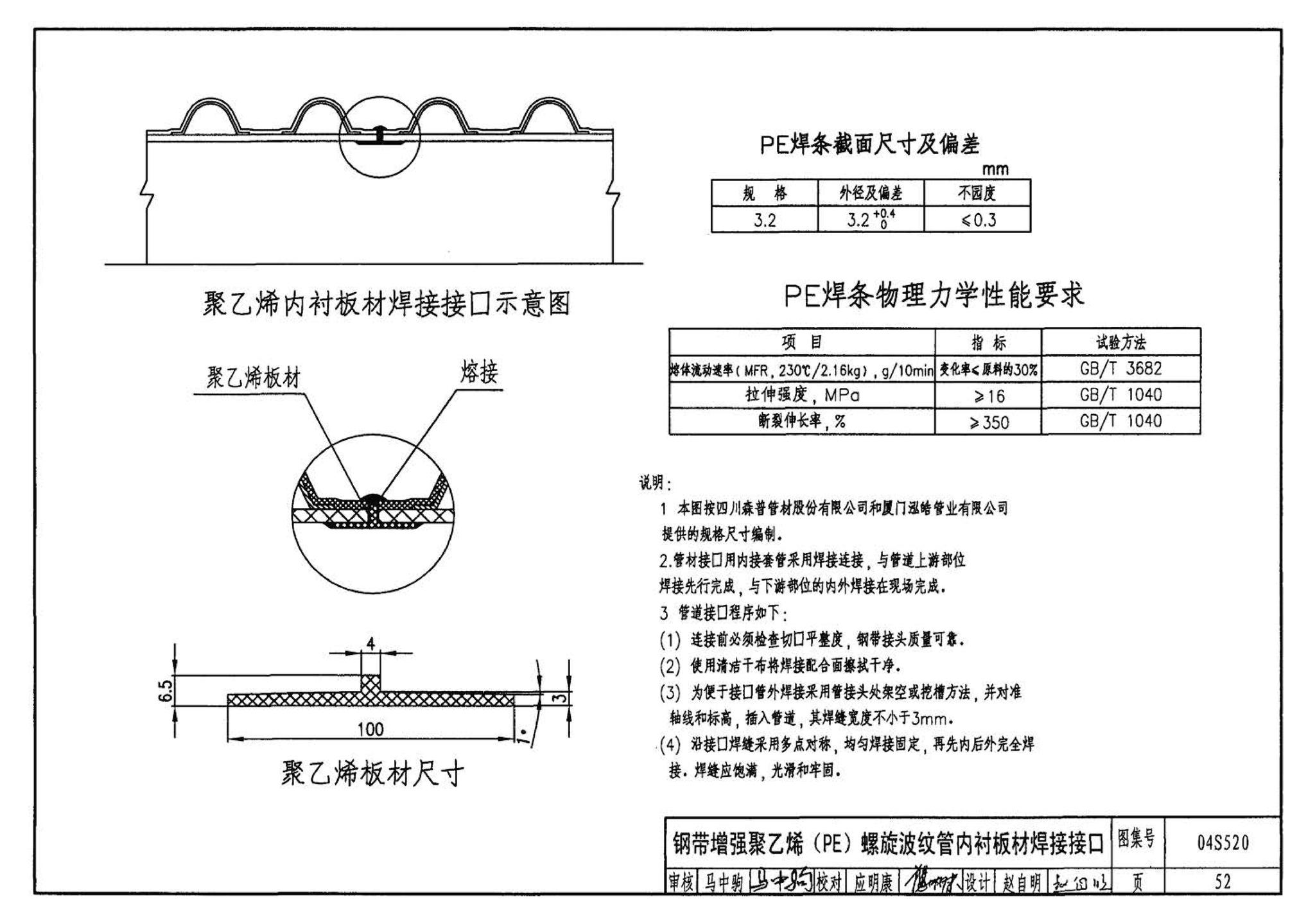 04S520--埋地塑料排水管道施工