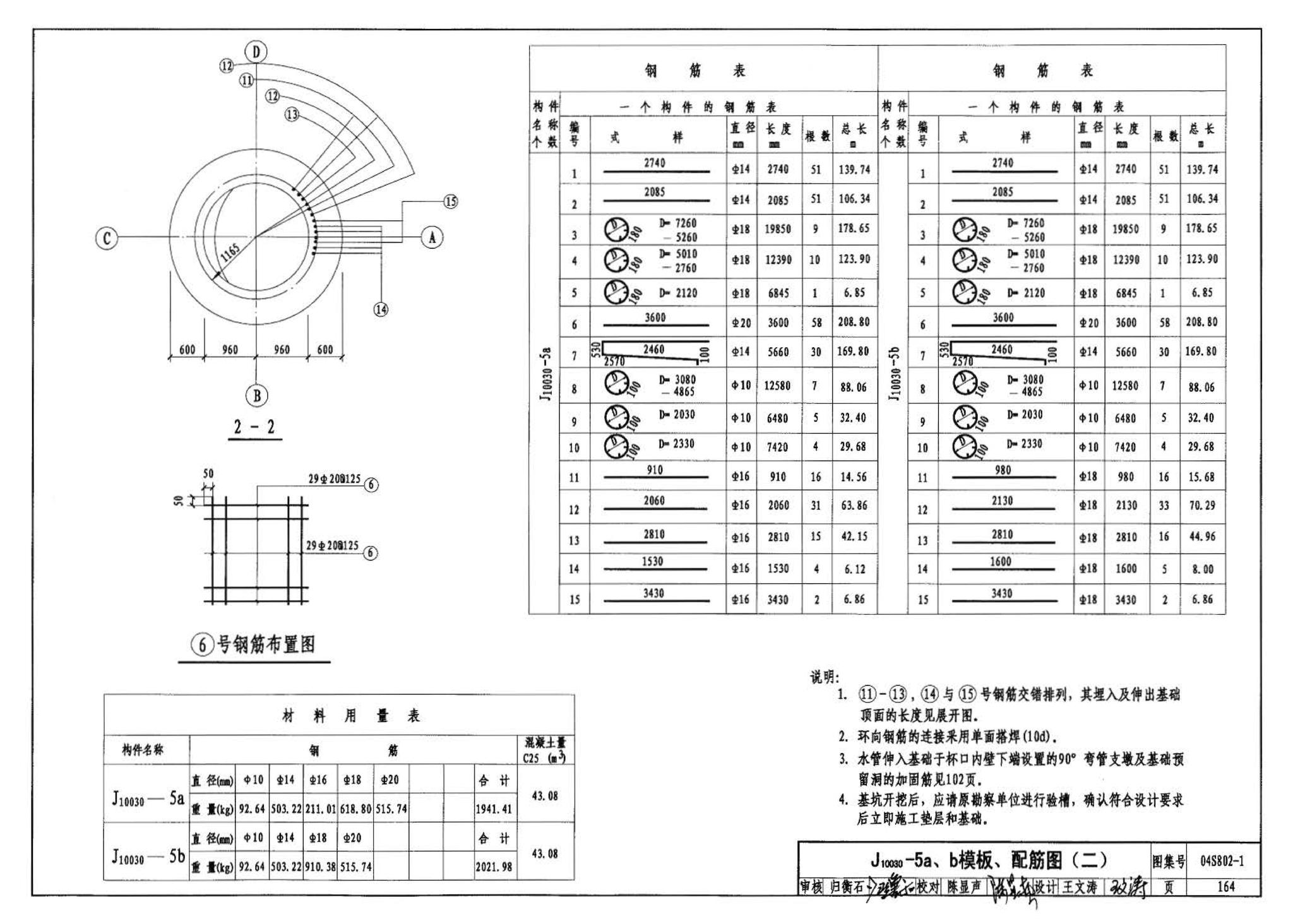 04S802-1--钢筋混凝土倒锥壳不保温水塔（50m3、100m3）