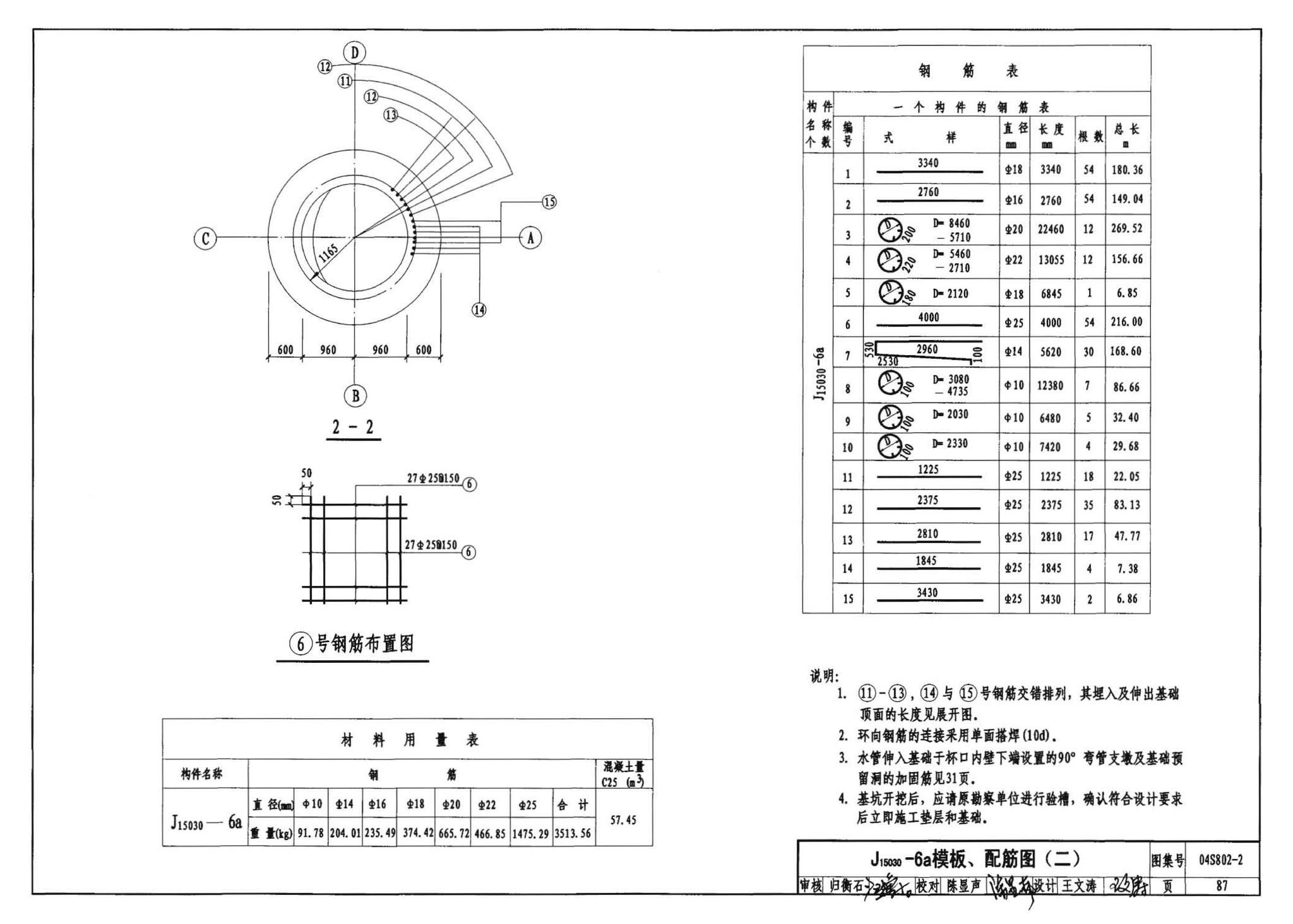 04S802-2--钢筋混凝土倒锥壳不保温水塔（150m3、200m3、300m3）