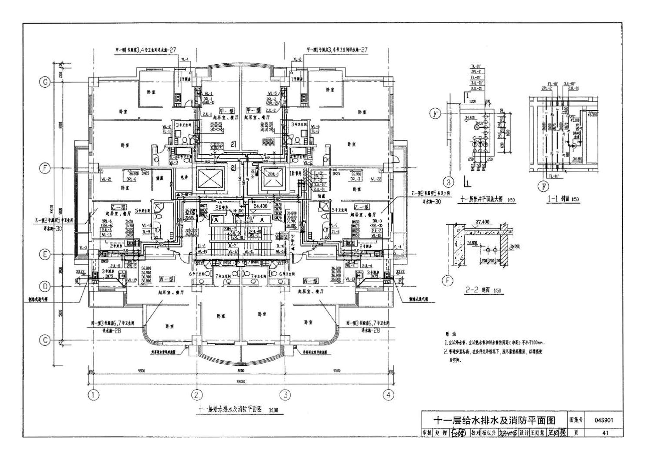 04S901--民用建筑工程给水排水施工图设计深度图样