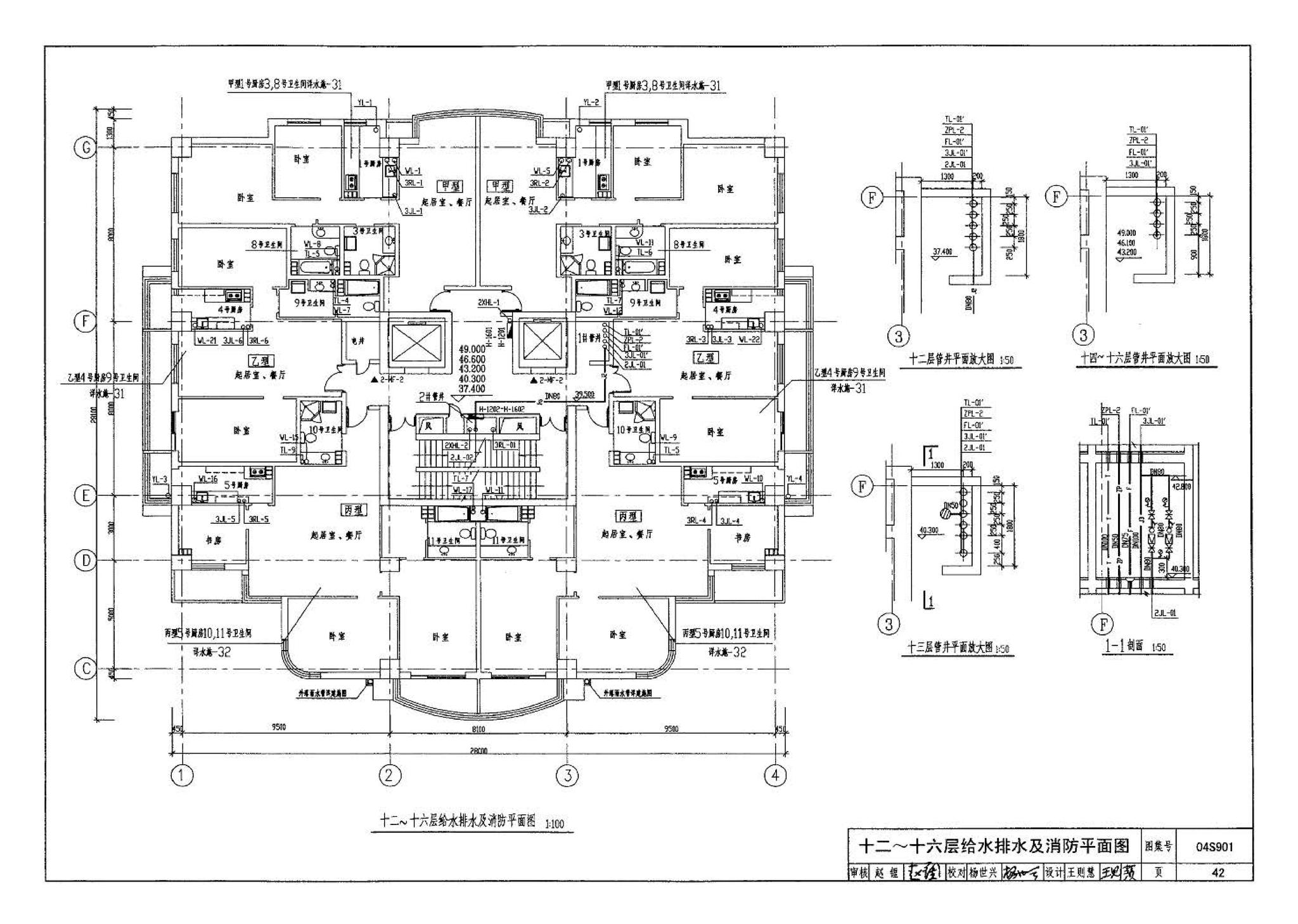 04S901--民用建筑工程给水排水施工图设计深度图样