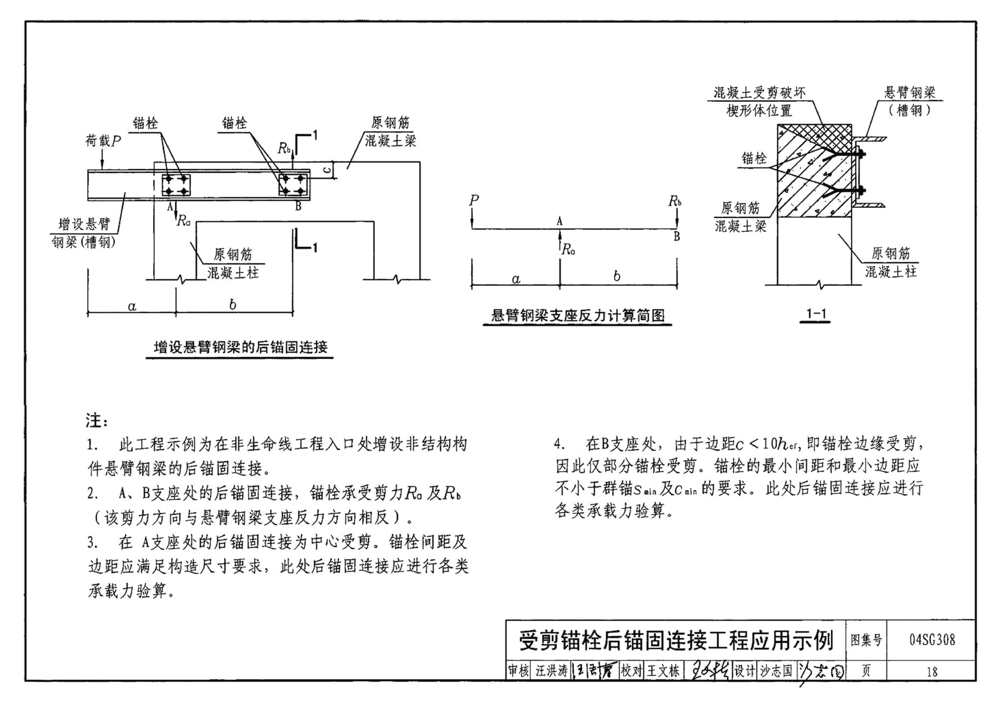 04SG308--混凝土后锚固连接构造