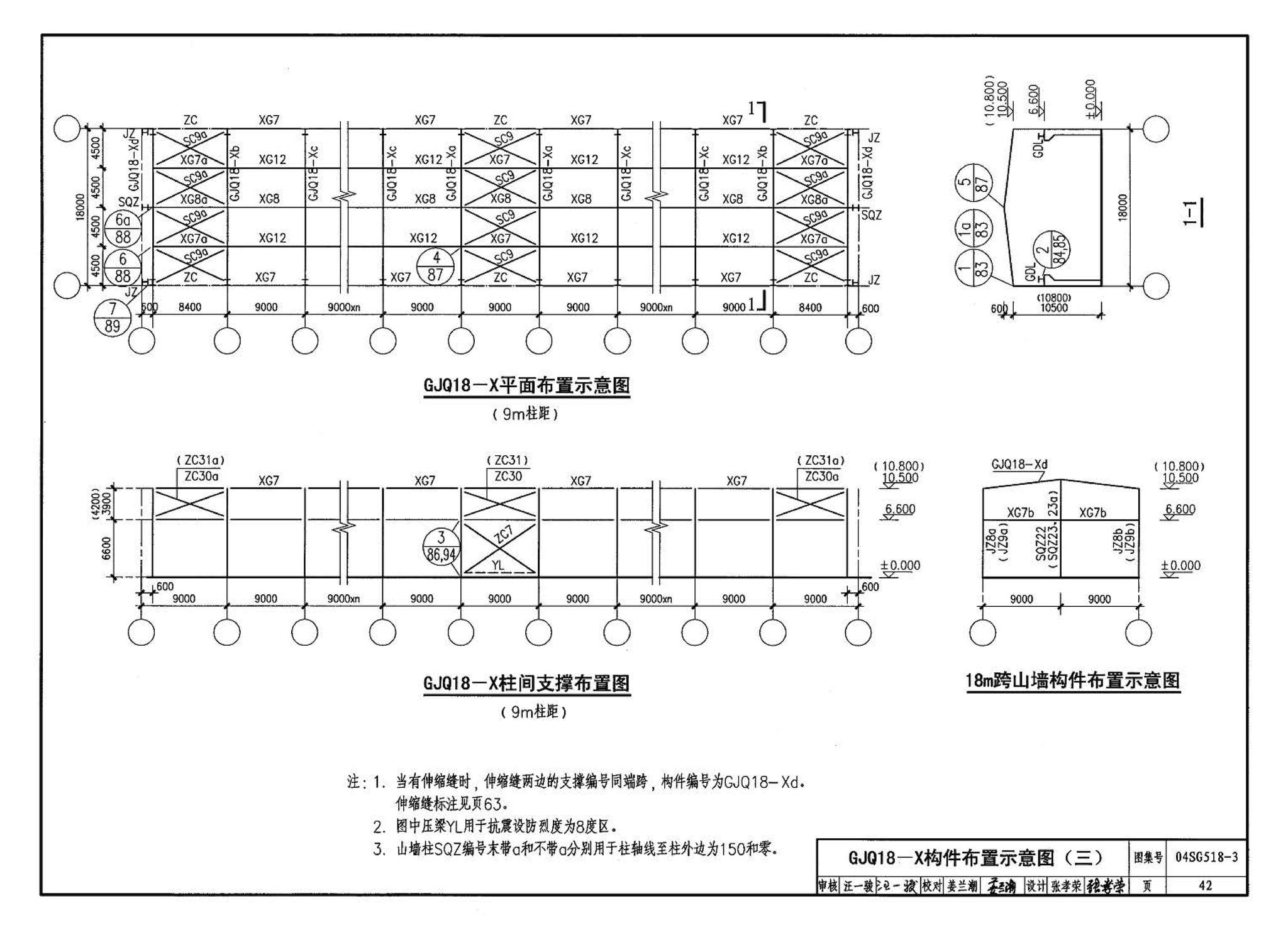 04SG518-3附构件详图--门式刚架轻型房屋钢结构（有吊车）附:构件详图