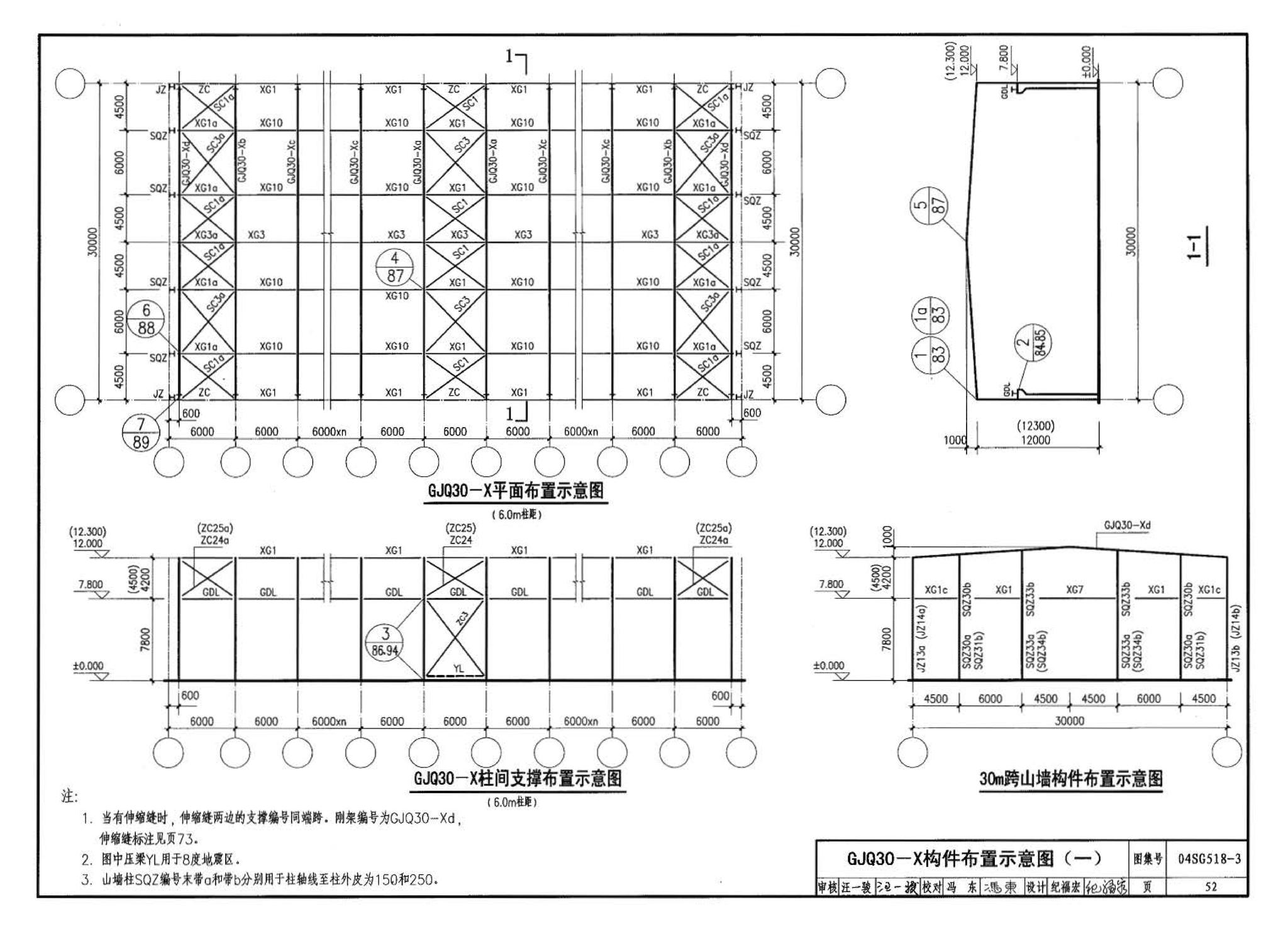 04SG518-3附构件详图--门式刚架轻型房屋钢结构（有吊车）附:构件详图