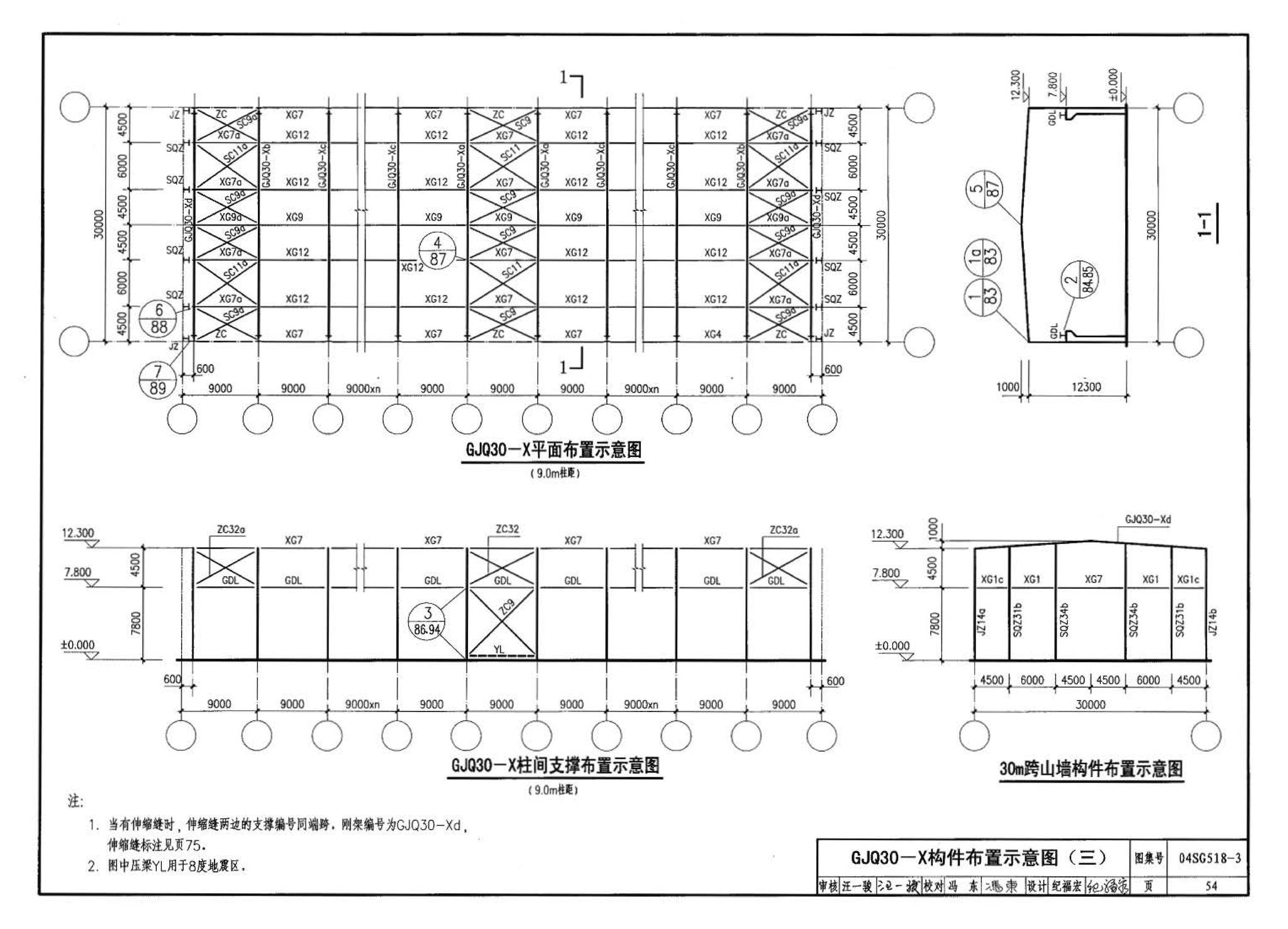 04SG518-3附构件详图--门式刚架轻型房屋钢结构（有吊车）附:构件详图