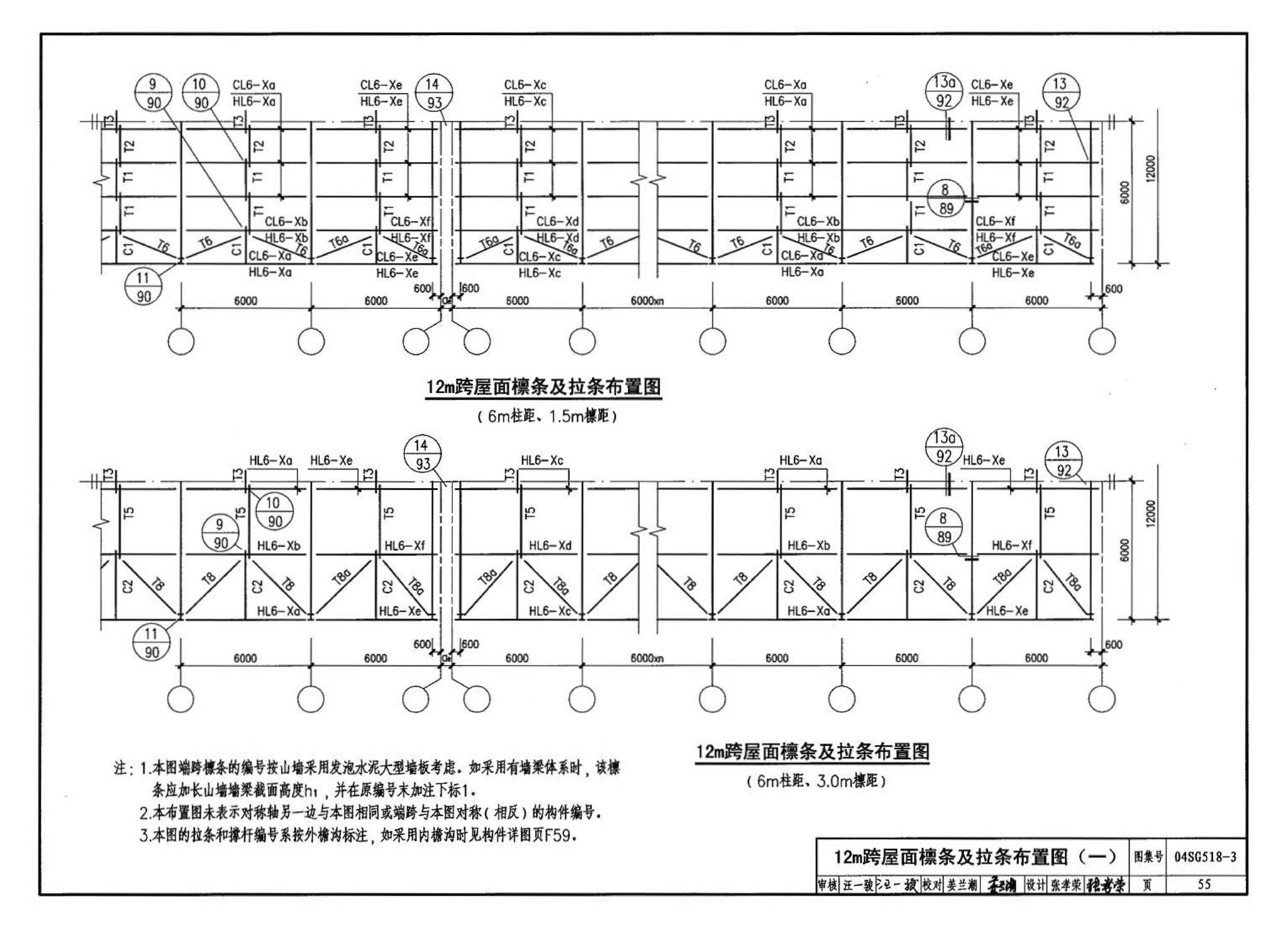 04SG518-3附构件详图--门式刚架轻型房屋钢结构（有吊车）附:构件详图