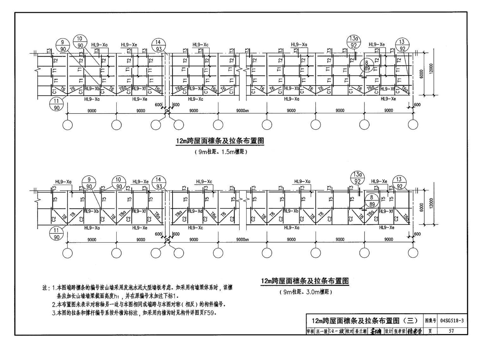 04SG518-3附构件详图--门式刚架轻型房屋钢结构（有吊车）附:构件详图