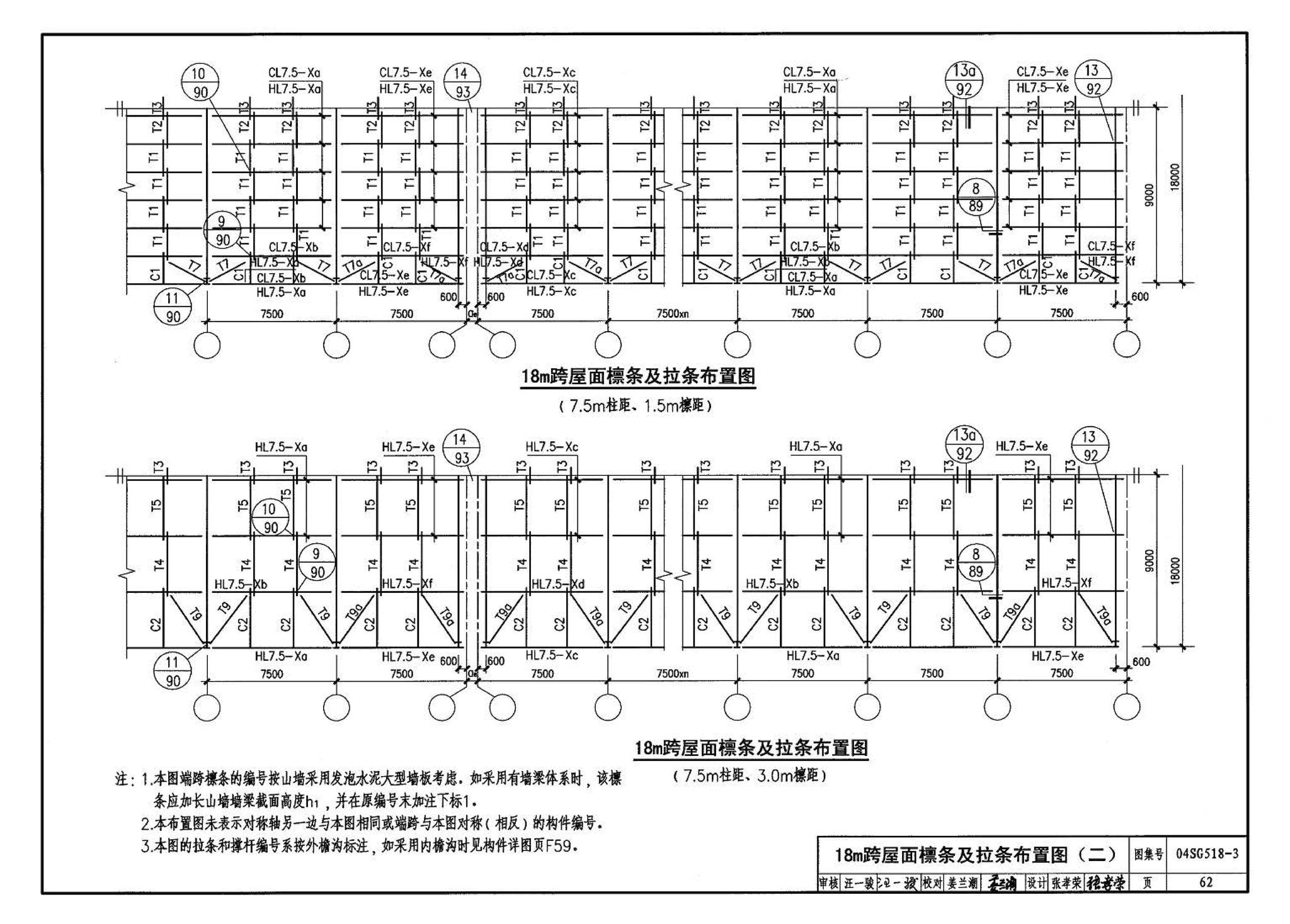 04SG518-3附构件详图--门式刚架轻型房屋钢结构（有吊车）附:构件详图